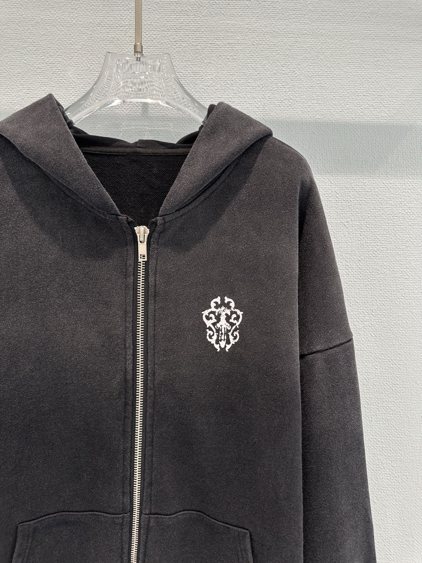 Chrome Hearts Flag Zip-Up Hoodie: Unisex Casual Sweatshirt - Street Style 7 i1756970227257 7303 0 6