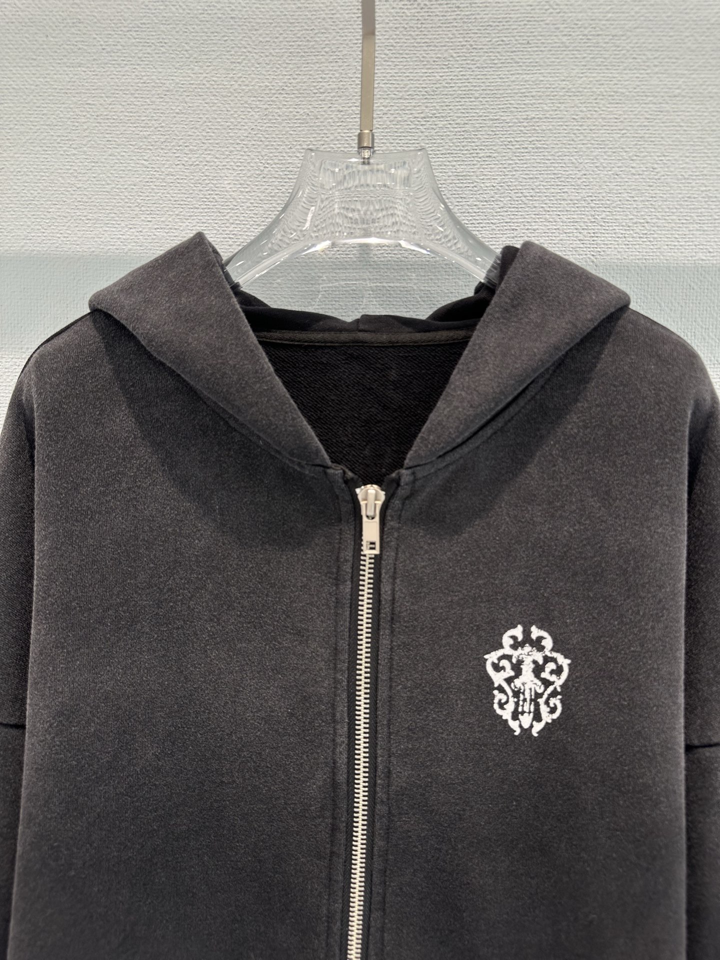 Chrome Hearts Flag Zip-Up Hoodie: Unisex Casual Sweatshirt - Street Style 8 i1756970227463 885 0 5