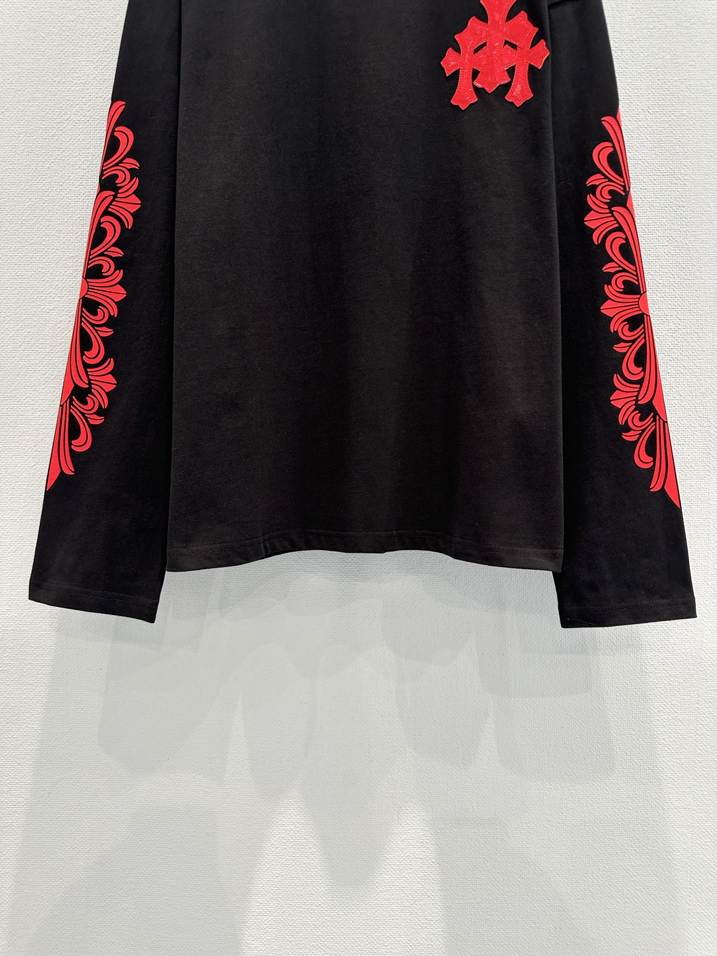 Chrome Hearts Cross Colorblock Leather Label T-Shirt Long Sleeve 6 i1756970374171 6469 0 4