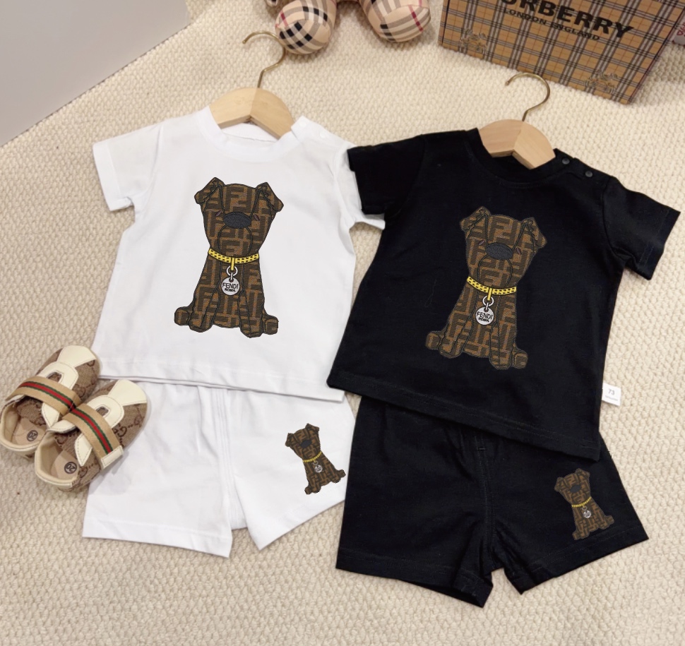 FF Conjunto de manga corta Talla 66 73 80 90 100 110 Bebé, infante, recién nacido