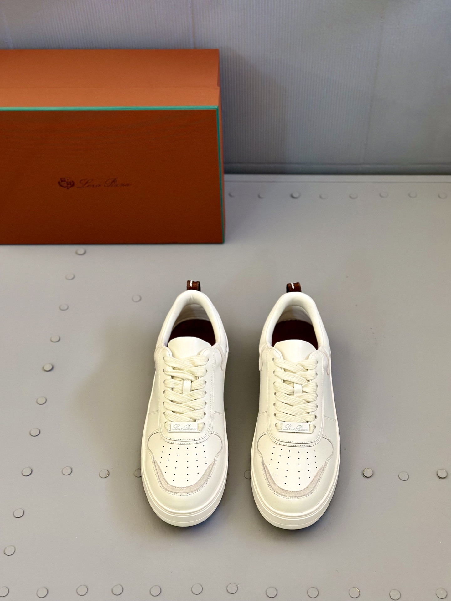 Loro Piana White Leather Sneakers Classic Style, Comfortable & Durable 2 i1743506831851 9327 0 0