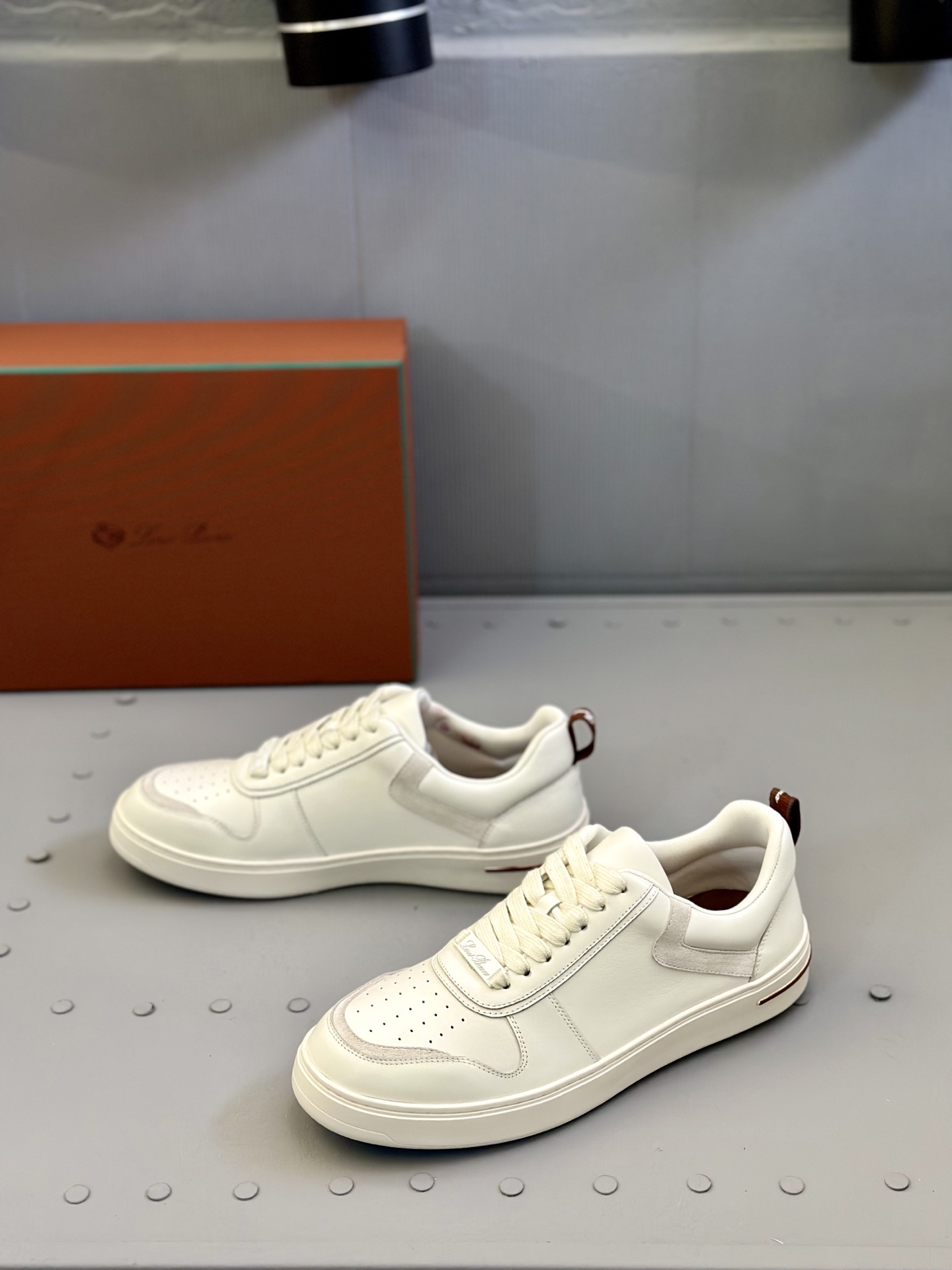 Loro Piana White Leather Sneakers Classic Style, Comfortable & Durable 4 i1743506831869 5485 0 2
