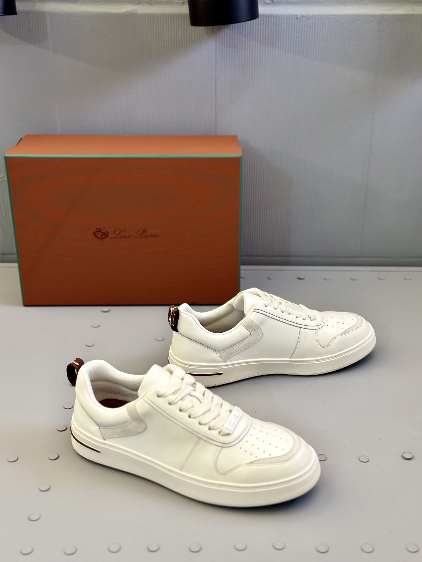 Loro Piana White Leather Sneakers Classic Style, Comfortable & Durable 3 i1743506831887 9166 0 1