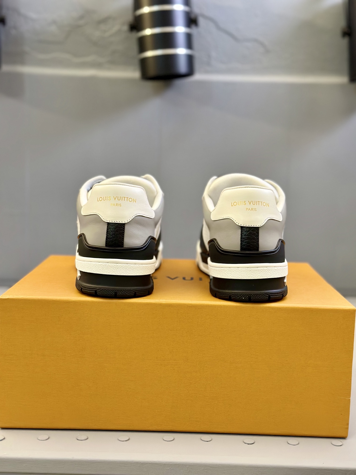 Louis Vuitton Trainer Sneaker: Black & White Leather, Men's Size 39-44 10 i1743507262018 1556 0 8