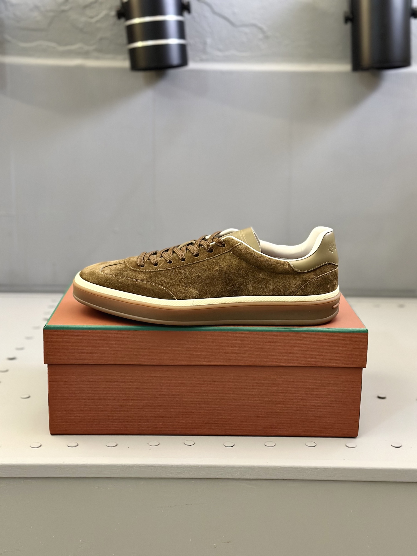 Loro Piana Men's Suede Leather Sneakers Casual Comfortable Walking Shoes 6 i1743590403030 3412 0 4