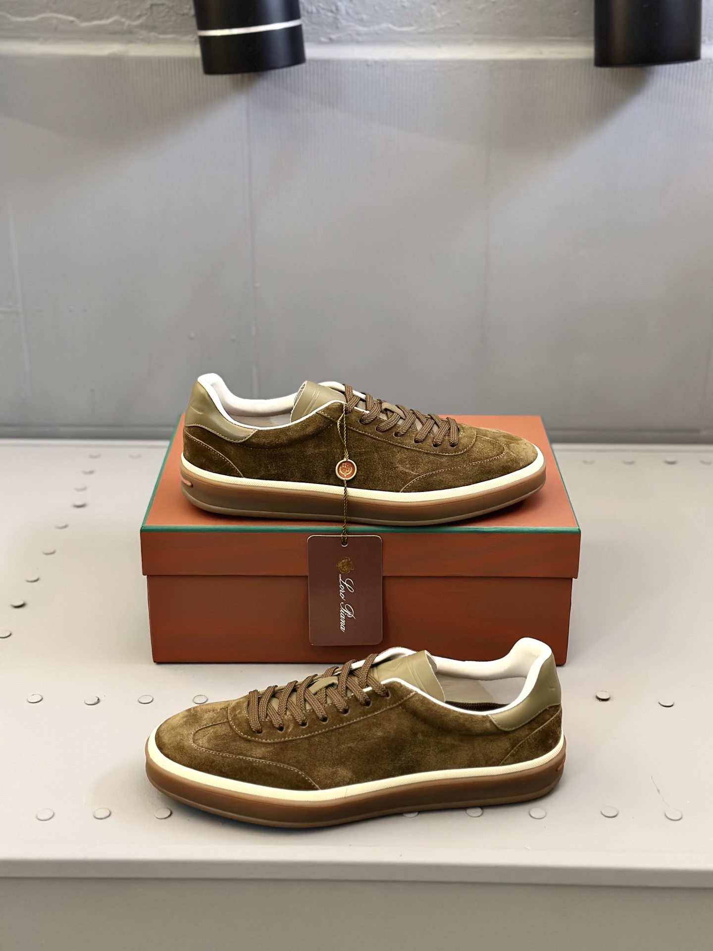 Loro Piana Men's Suede Leather Sneakers Casual Comfortable Walking Shoes 7 i1743590407404 812 0 5