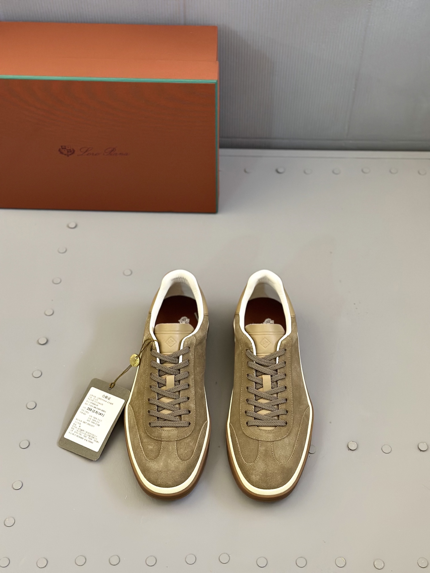 Loro Piana Men's Suede Leather Sneakers - Casual Comfort & Style 1 Loro Piana Men's Suede Leather Sneakers - Casual Comfort & Style