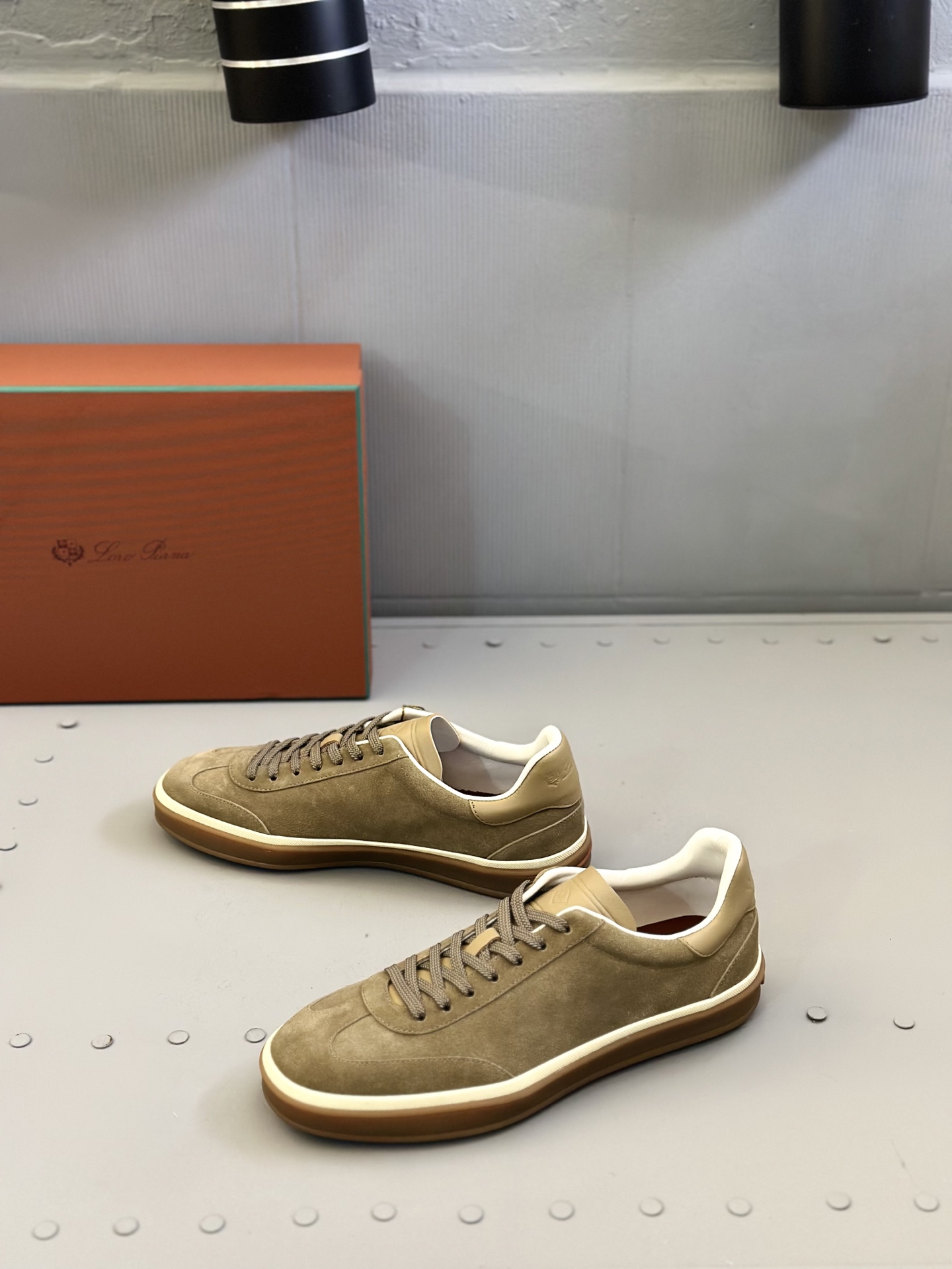 Loro Piana Men's Suede Leather Sneakers - Casual Comfort & Style 5 i1743590439318 3664 0 3