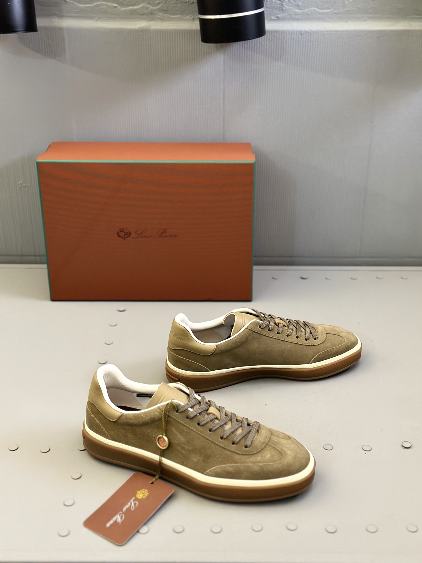 Loro Piana Men's Suede Leather Sneakers - Casual Comfort & Style 3 i1743590439343 723 0 1