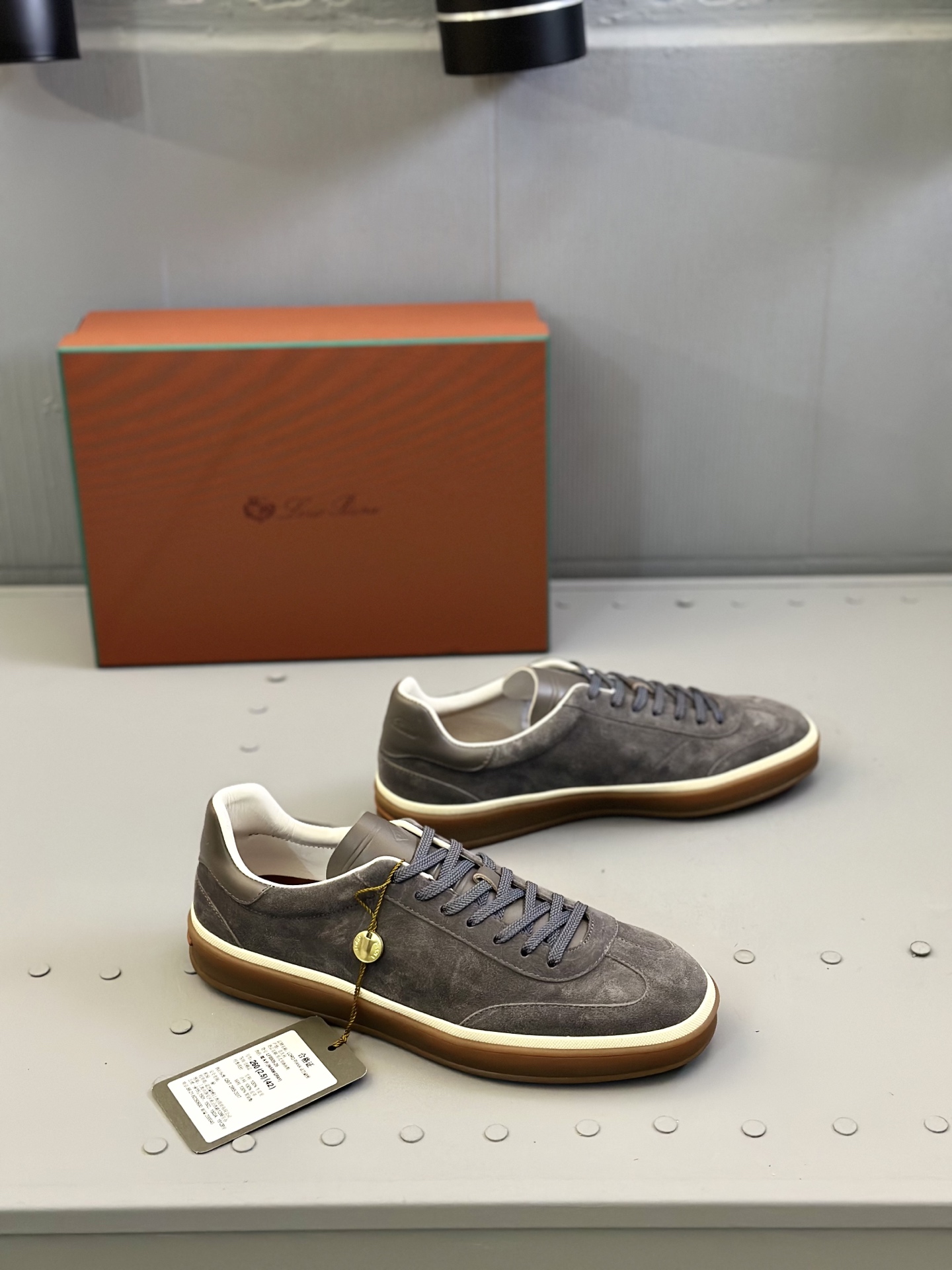 Loro Piana Men's Suede Leather Sneakers, Handmade, Comfortable, and Stylish 3 i1743590489045 1991 0 1