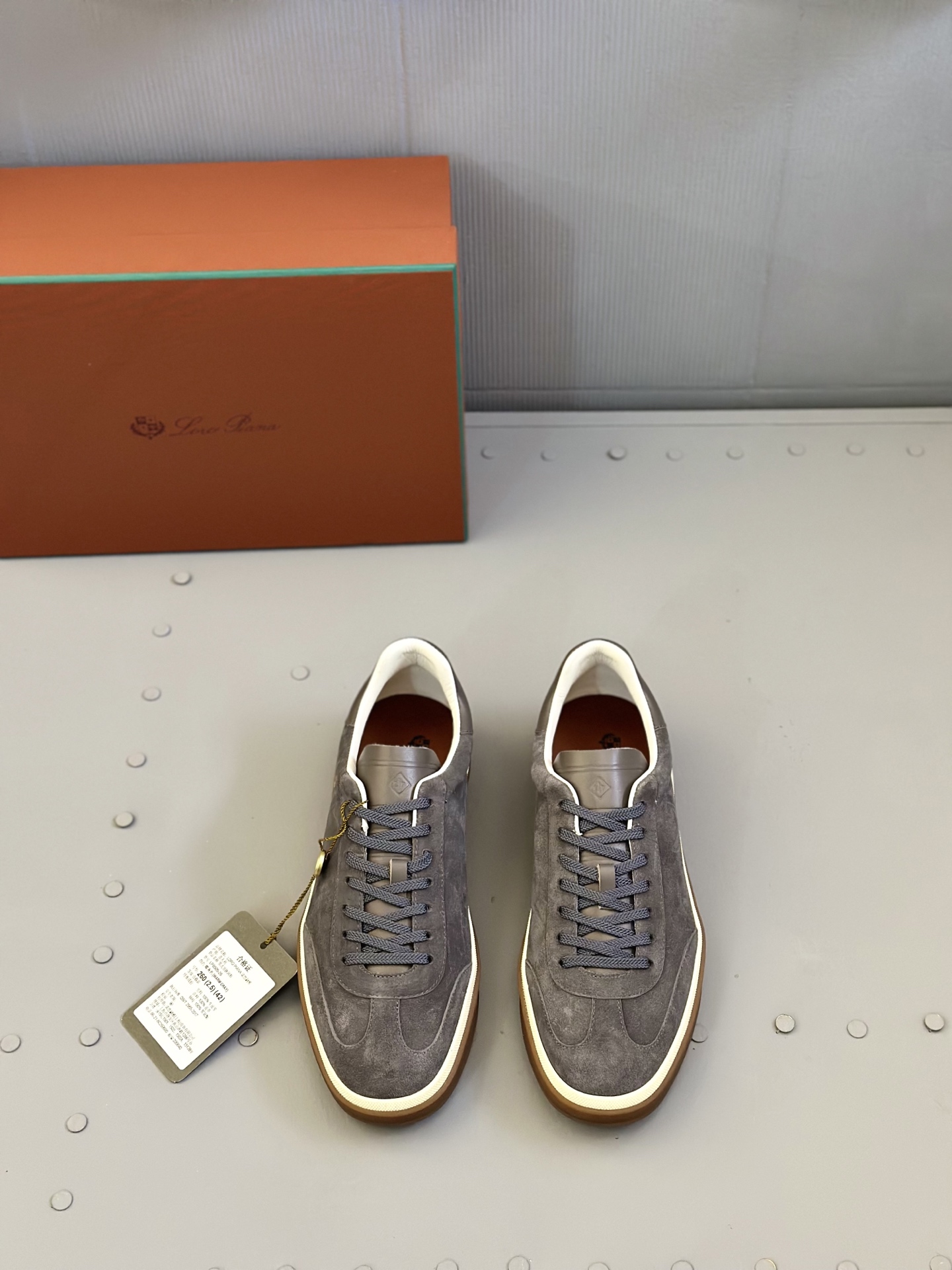 Loro Piana Men's Suede Leather Sneakers, Handmade, Comfortable, and Stylish 1 Loro Piana Men's Suede Leather Sneakers, Handmade, Comfortable, and Stylish