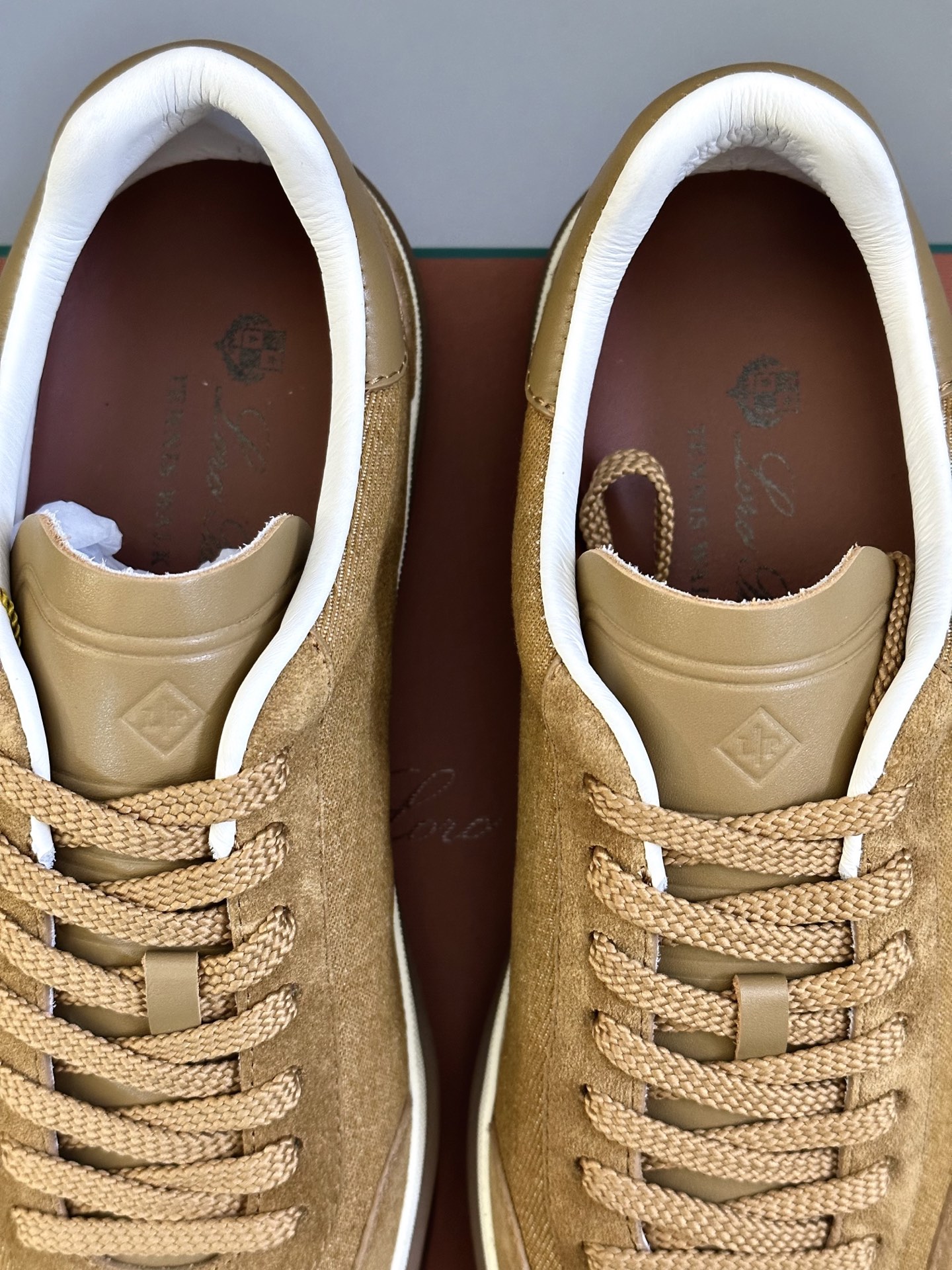 Loro Piana Men's Suede Leather Sneakers - Handmade in Italy, Size 39-45 9 i1743590506461 3104 0 7