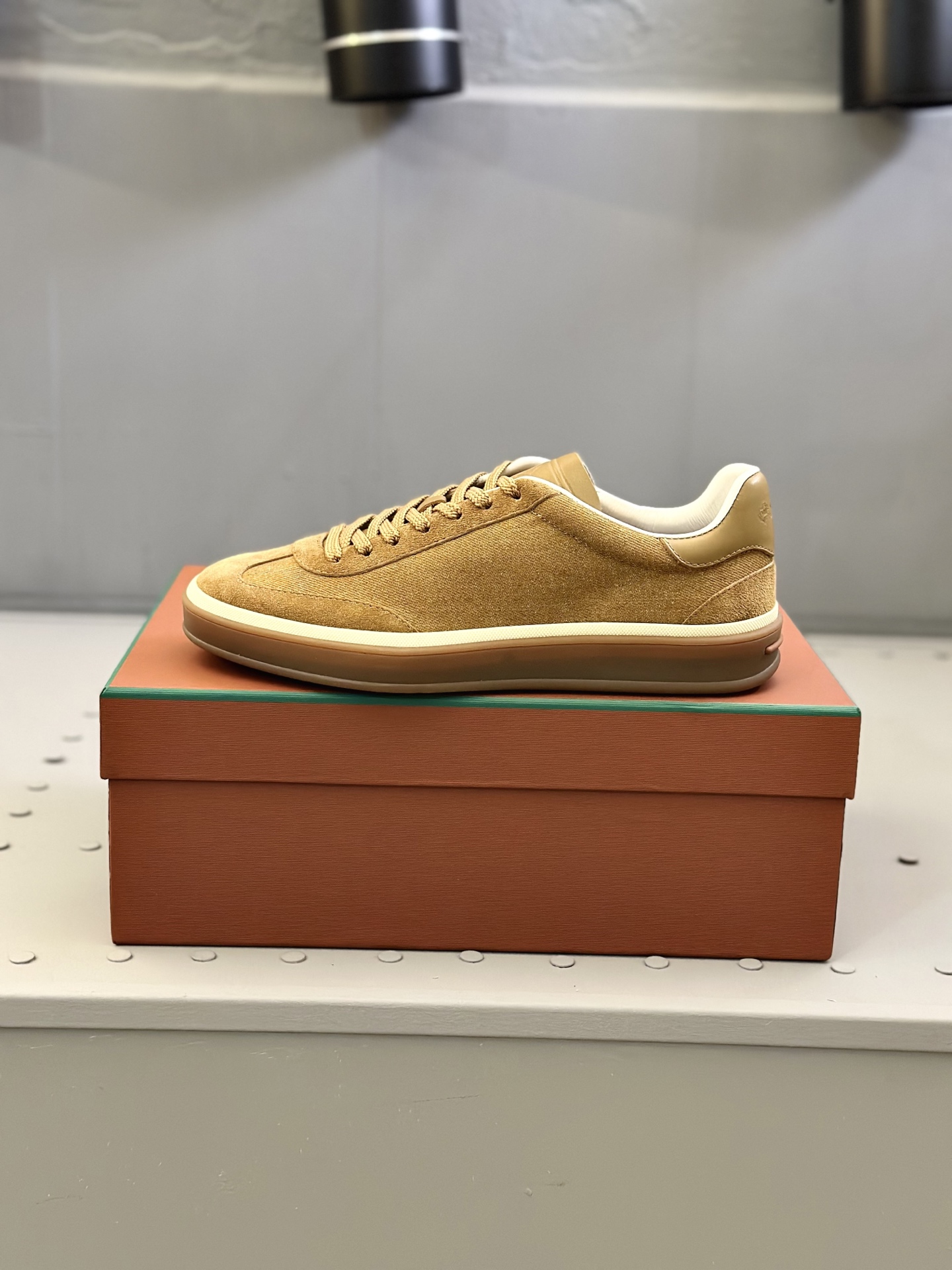 Loro Piana Men's Suede Leather Sneakers - Handmade in Italy, Size 39-45 4 i1743590506533 8453 0 2