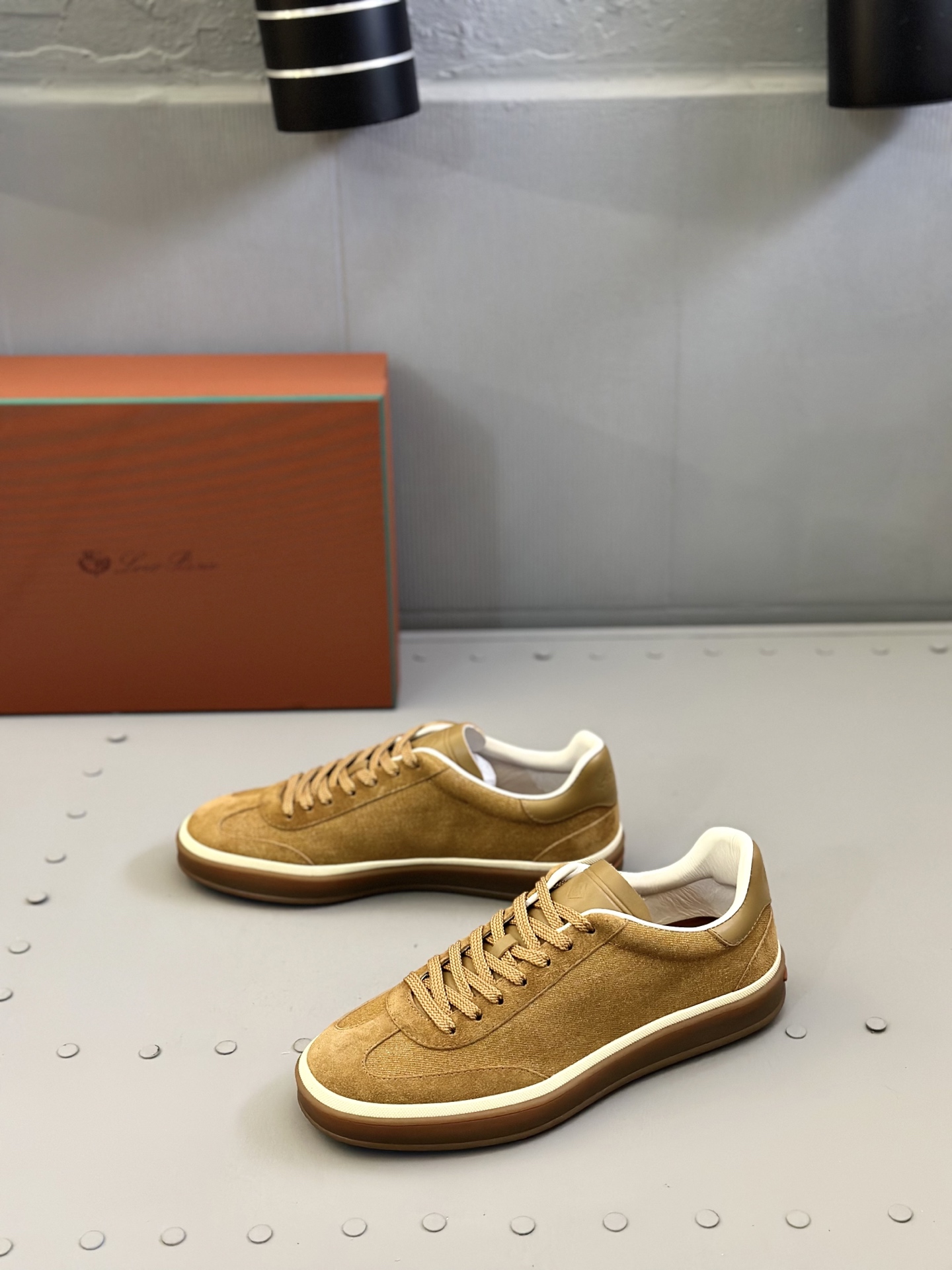 Loro Piana Men's Suede Leather Sneakers - Handmade in Italy, Size 39-45 6 i1743590506687 1873 0 4