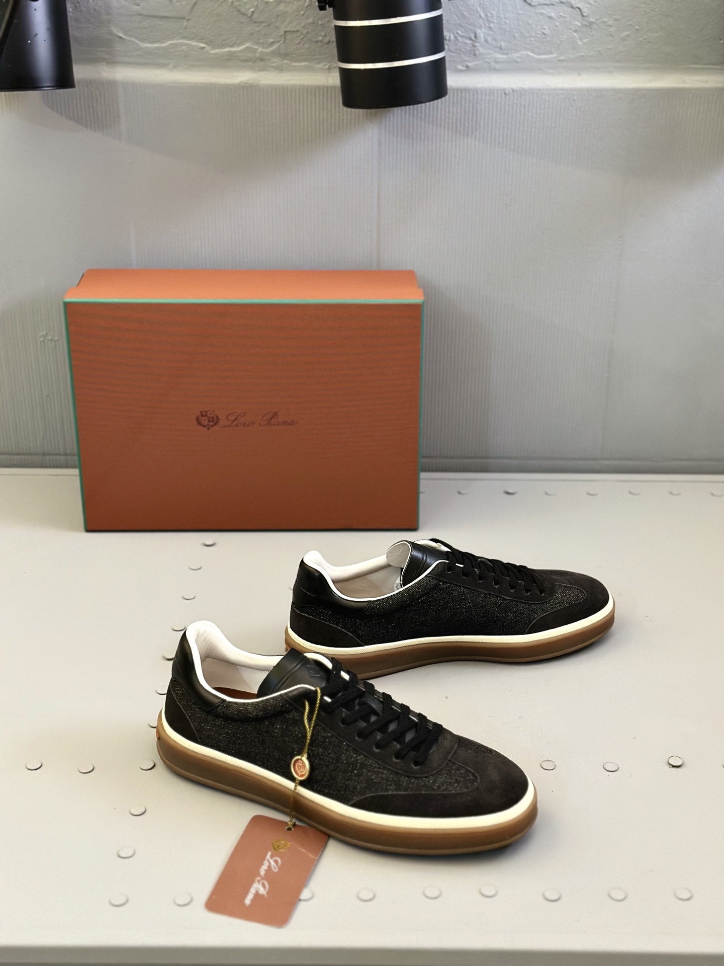 Loro Piana Men's Suede Leather Sneakers Handmade Lace-up Shoes Size 39-46 8 i1743590553566 3315 0 6