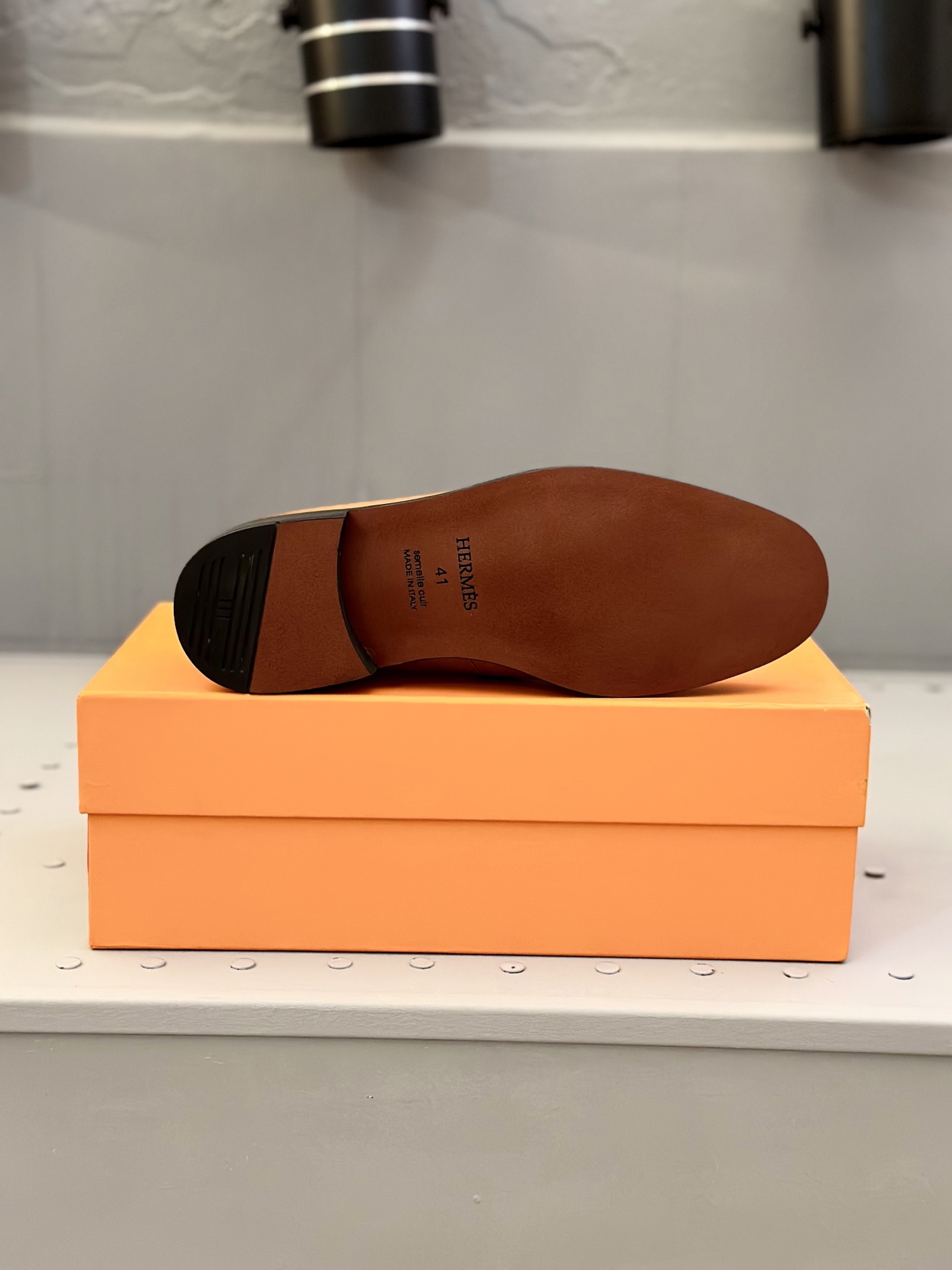 Hermès Men's Classic Leather Loafers - Genuine Leather Dress Shoes, Size 39-44 10 i1744976925399 9161 0 8