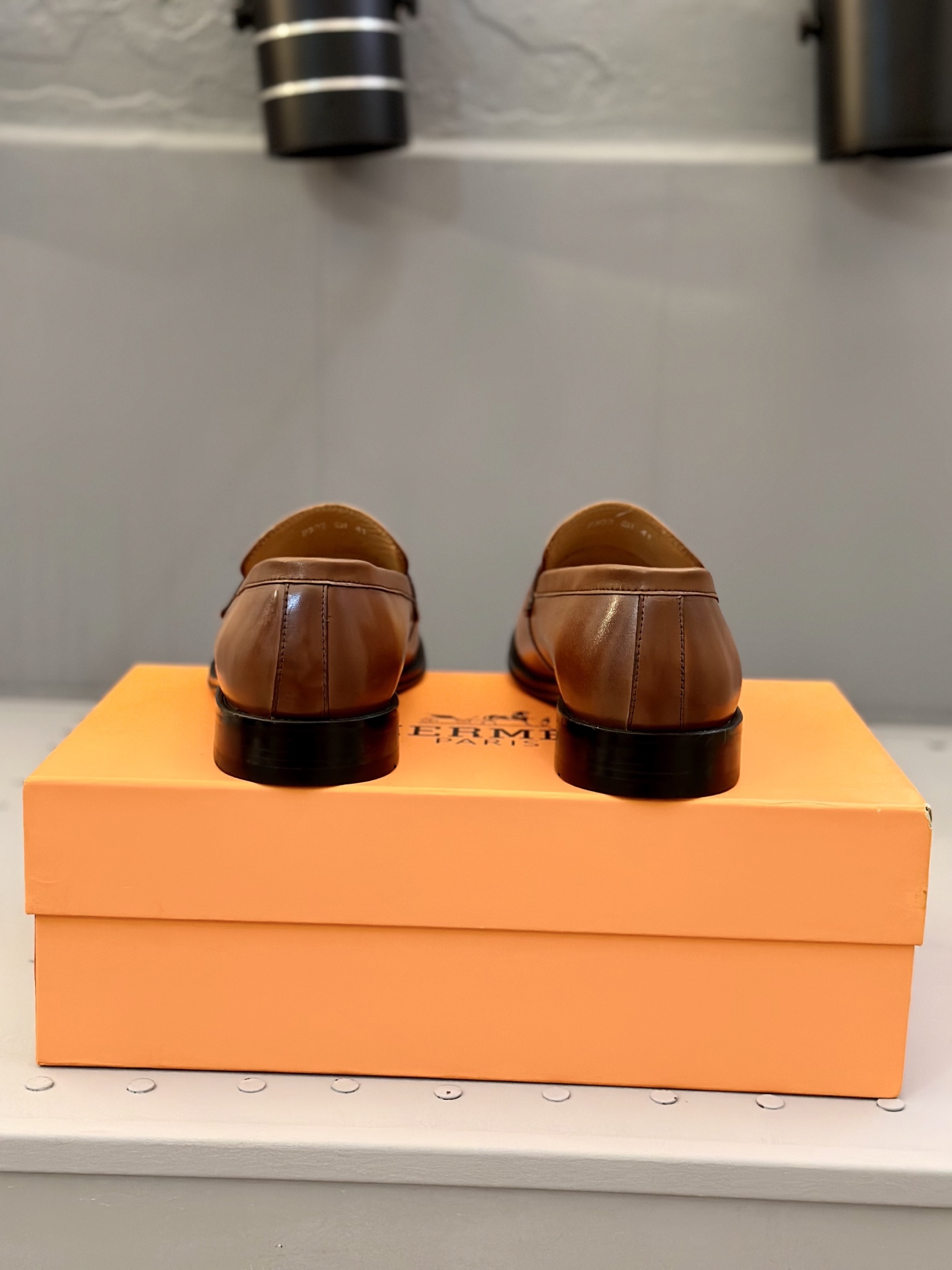 Hermès Men's Classic Leather Loafers - Genuine Leather Dress Shoes, Size 39-44 8 i1744976925448 4868 0 6