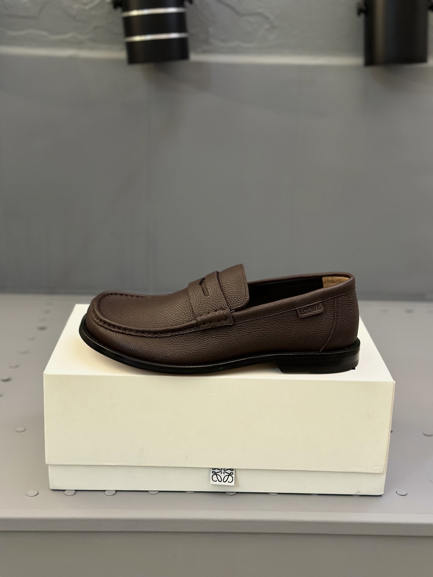 Loewe Ballet Runner Leather Loafers Casual Shoes, Brown, Size 39-44 6 i1745664915431 7161 0 4