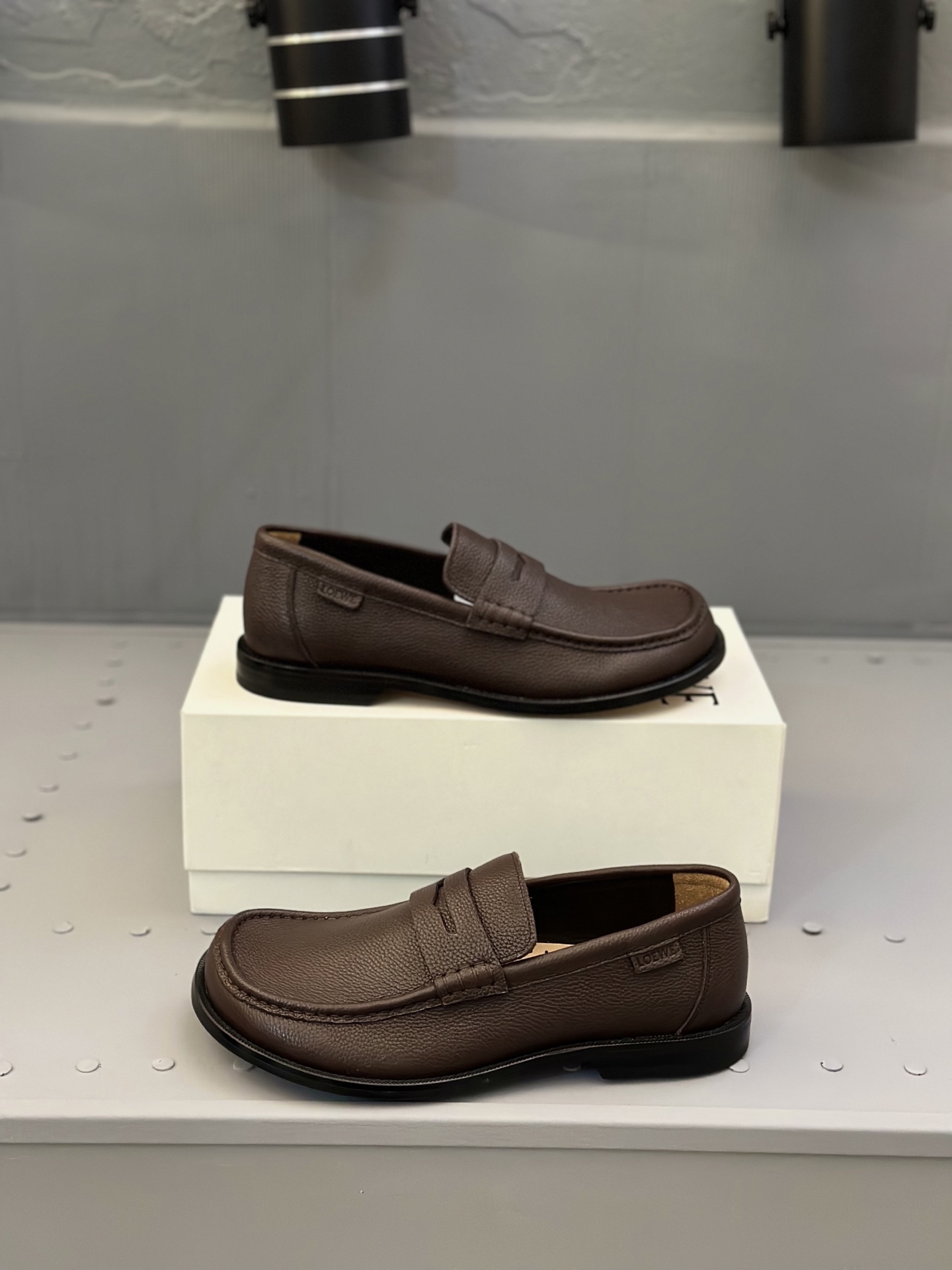Loewe Ballet Runner Leather Loafers Casual Shoes, Brown, Size 39-44 5 i1745664919736 4784 0 3