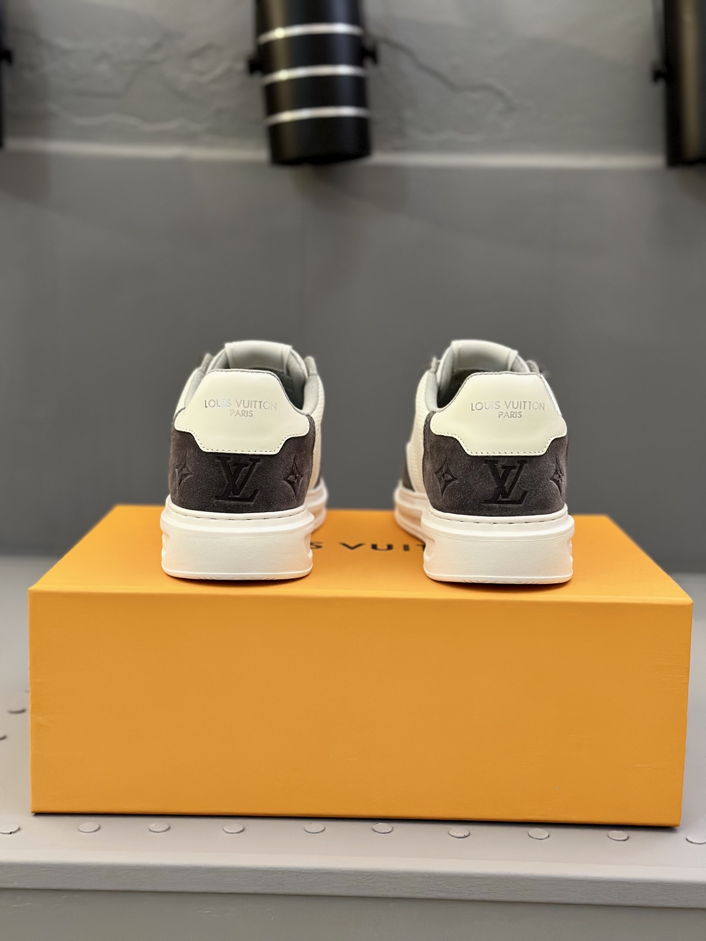 Louis Vuitton Men's Casual Sneakers in White Leather with Monogram Detail 8 i1745665475998 2427 0 6