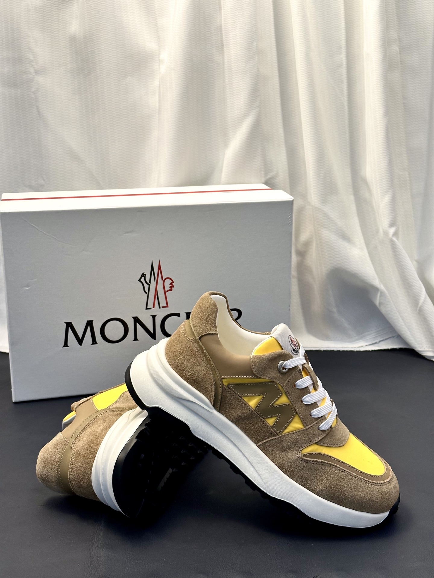 Moncler Style Leather Men's Shoes Men's Shoes Men's Shoes detail image 5 from source 783195