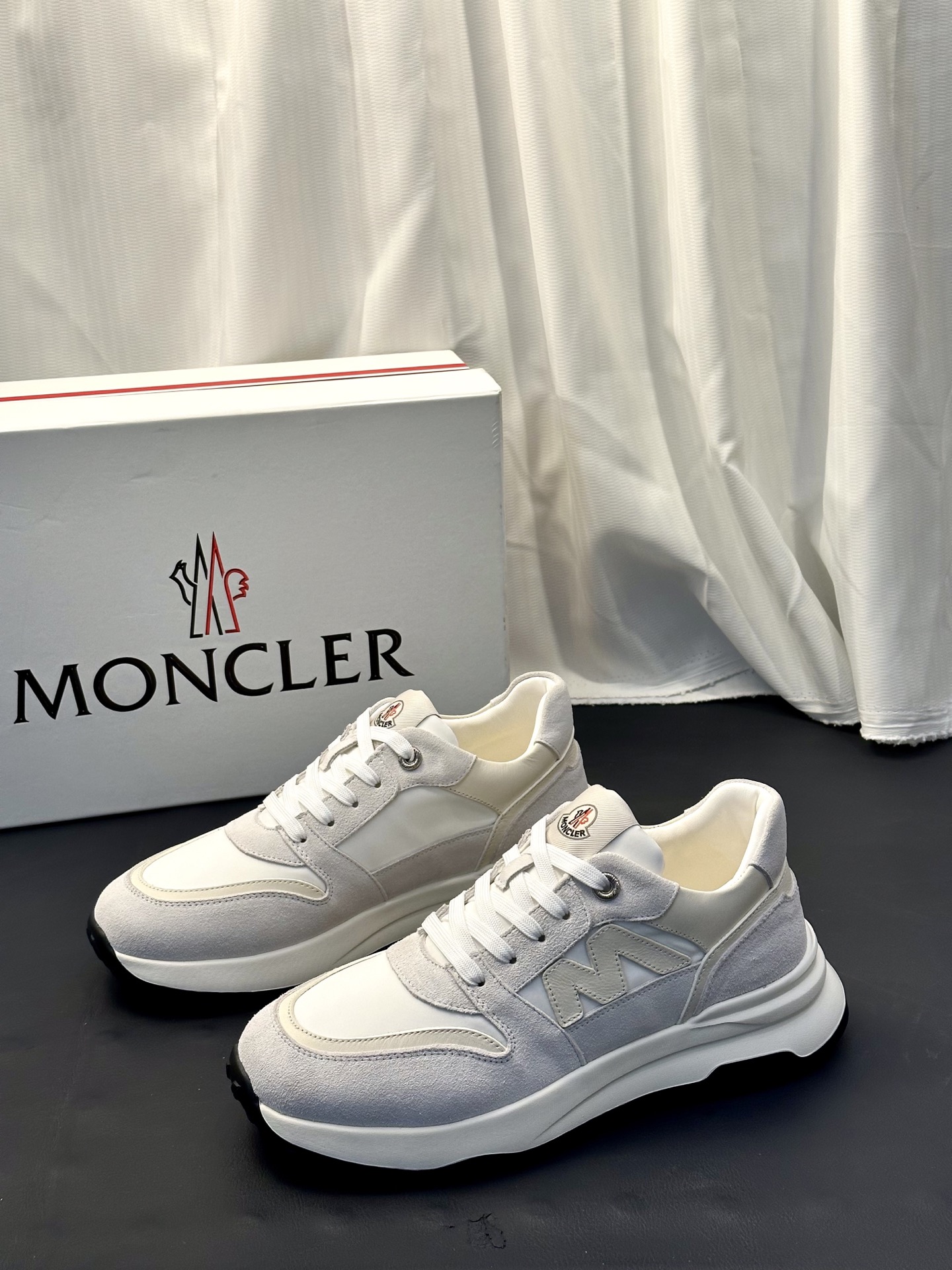 Moncler Style Leather Men's Shoes Men's Shoes Men's Shoes detail image 3 from source 783197