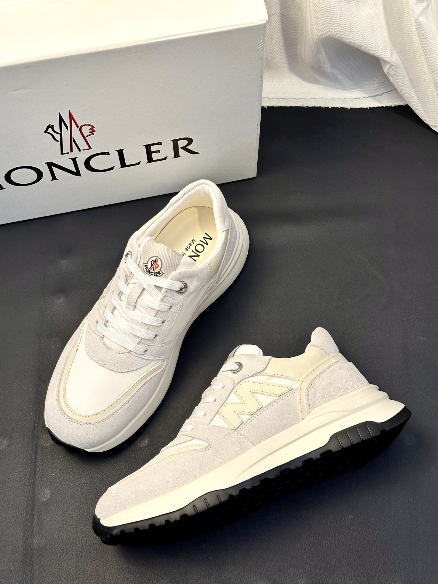 Moncler Style Leather Men's Shoes Men's Shoes Men's Shoes detail image 4 from source 783197