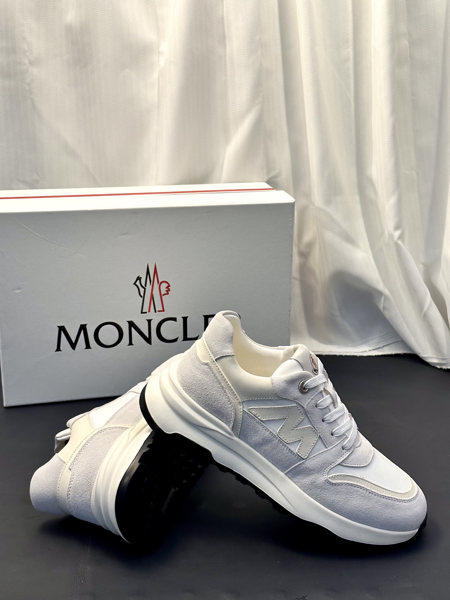 Moncler Style Leather Men's Shoes Men's Shoes Men's Shoes detail image 8 from source 783197