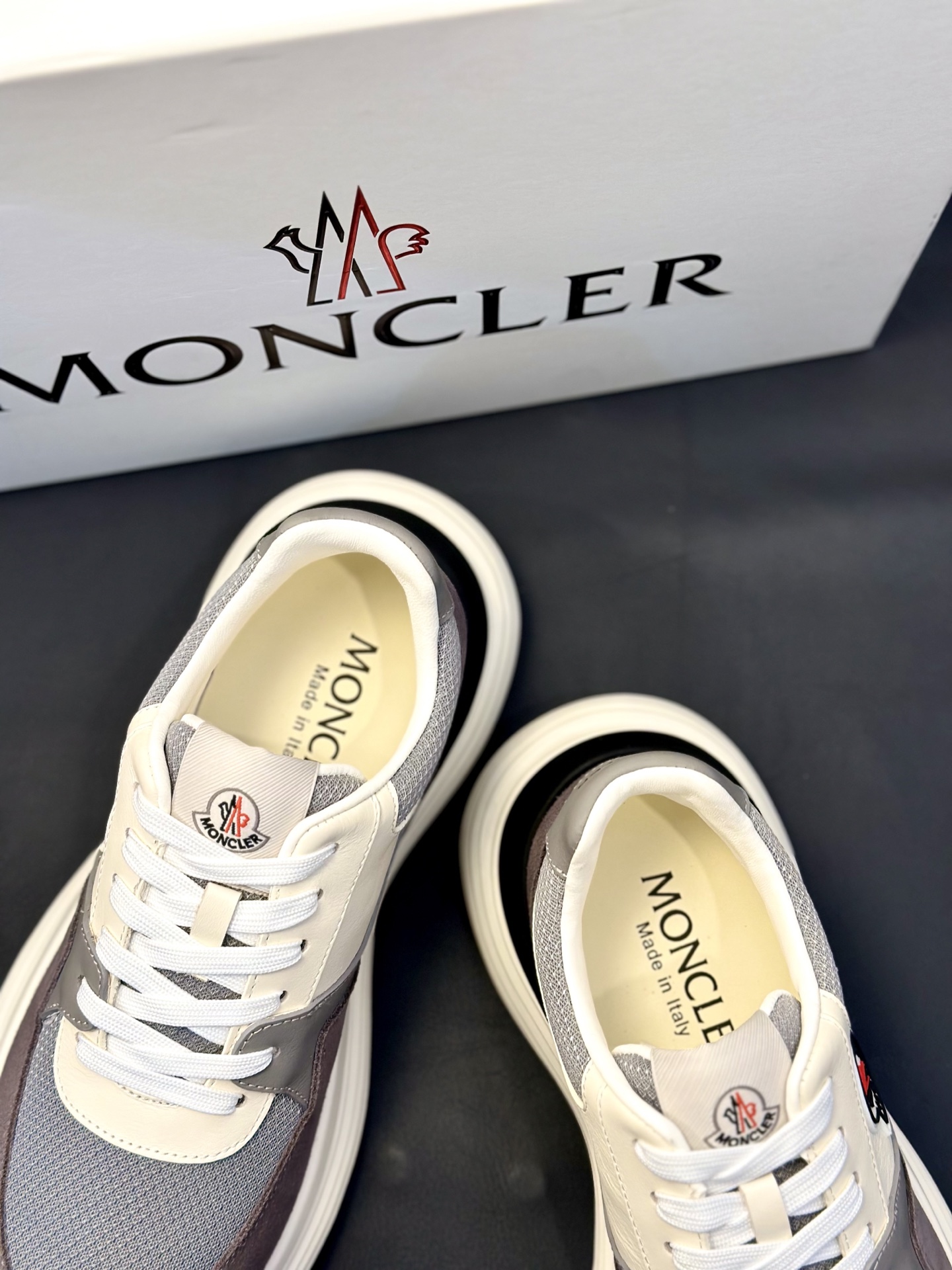 Moncler Style Leather Men's Shoes Men's Shoes Men's Shoes detail image 6 from source 783204