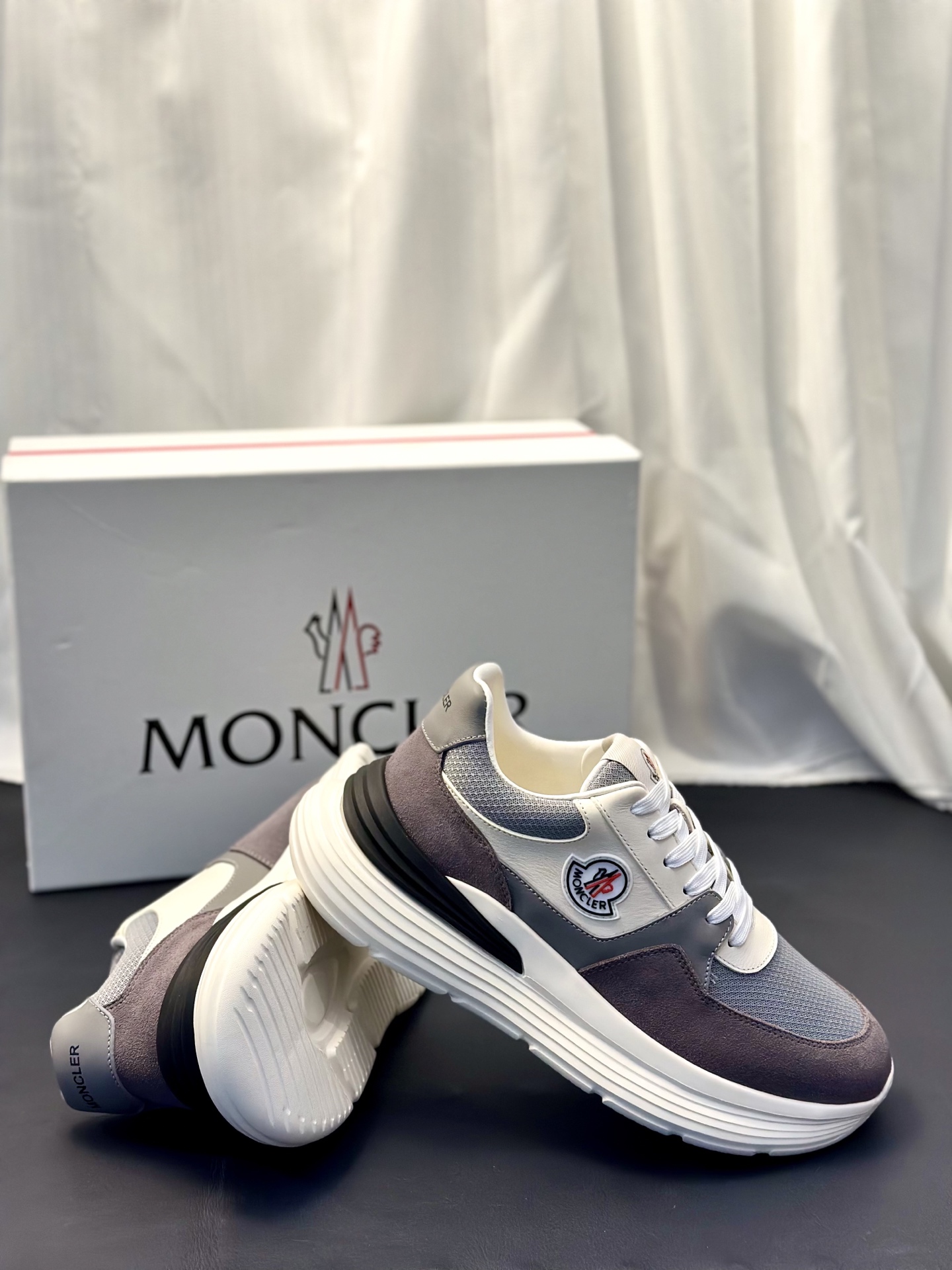 Moncler Style Leather Men's Shoes Men's Shoes Men's Shoes detail image 5 from source 783204