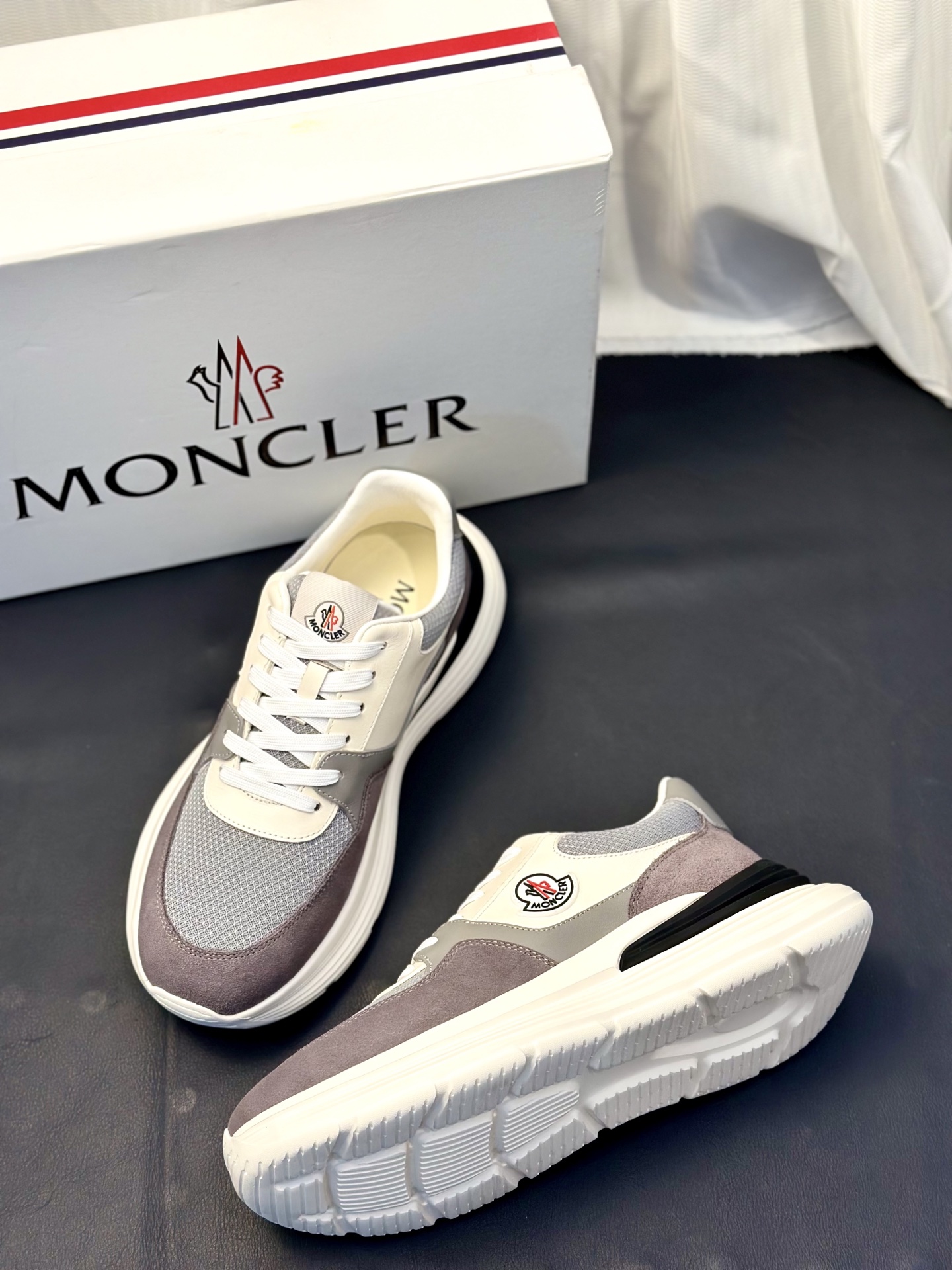 Moncler Style Leather Men's Shoes Men's Shoes Men's Shoes detail image 8 from source 783204