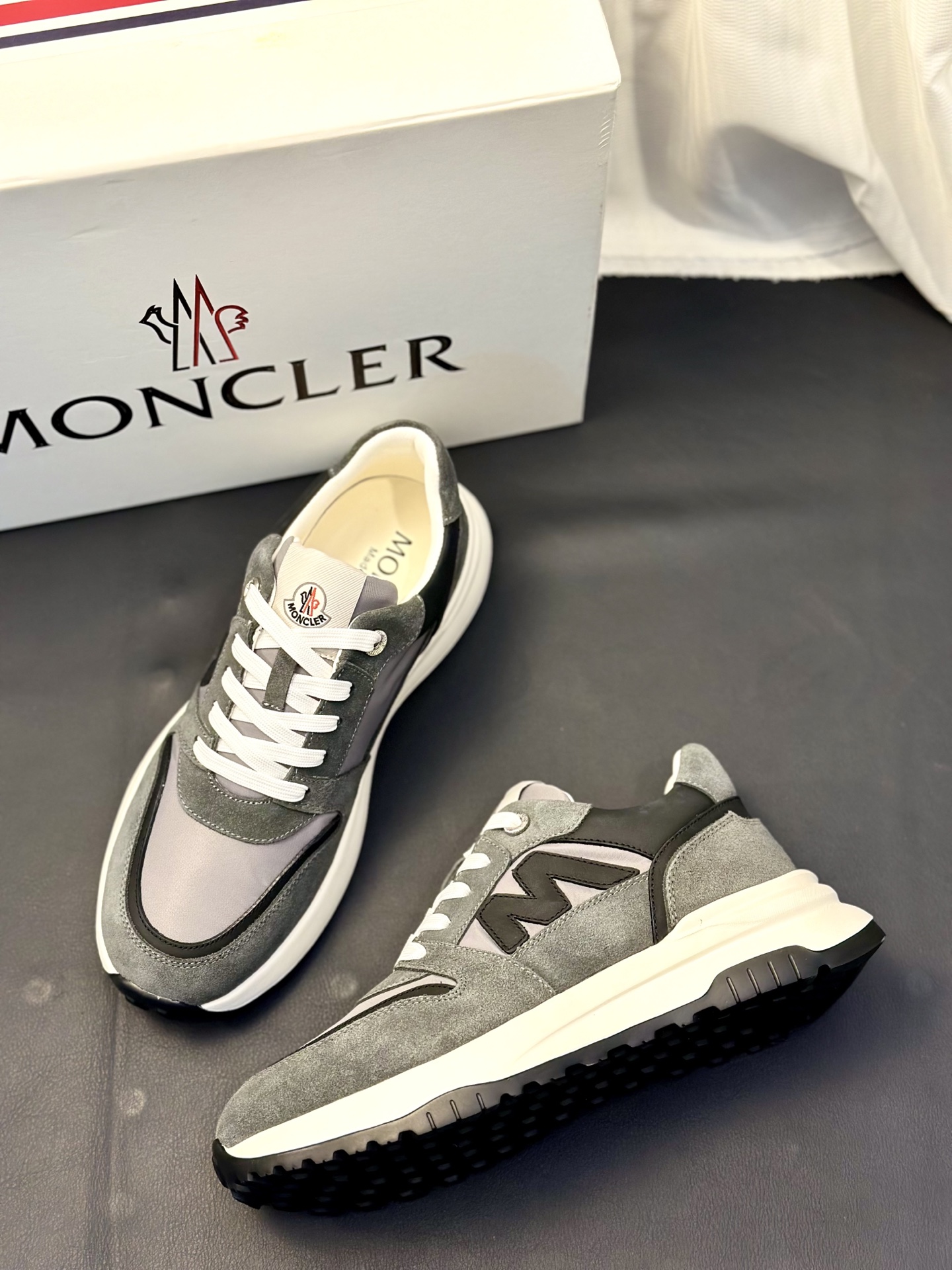 Moncler Style Leather Men's Shoes Men's Shoes Men's Shoes detail image 6 from source 783194