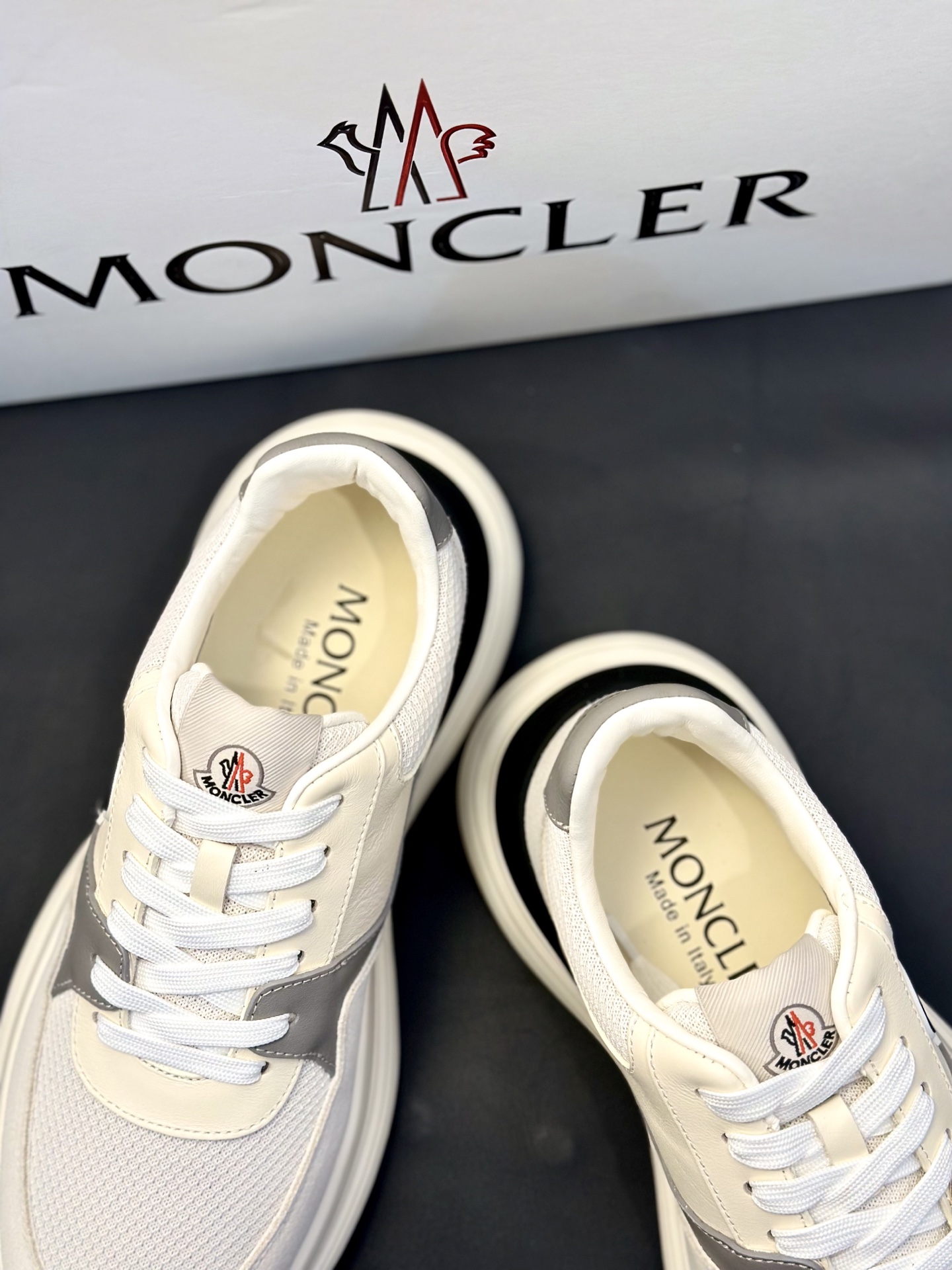 Moncler Style Leather Men's Shoes Men's Shoes Men's Shoes detail image 7 from source 783201