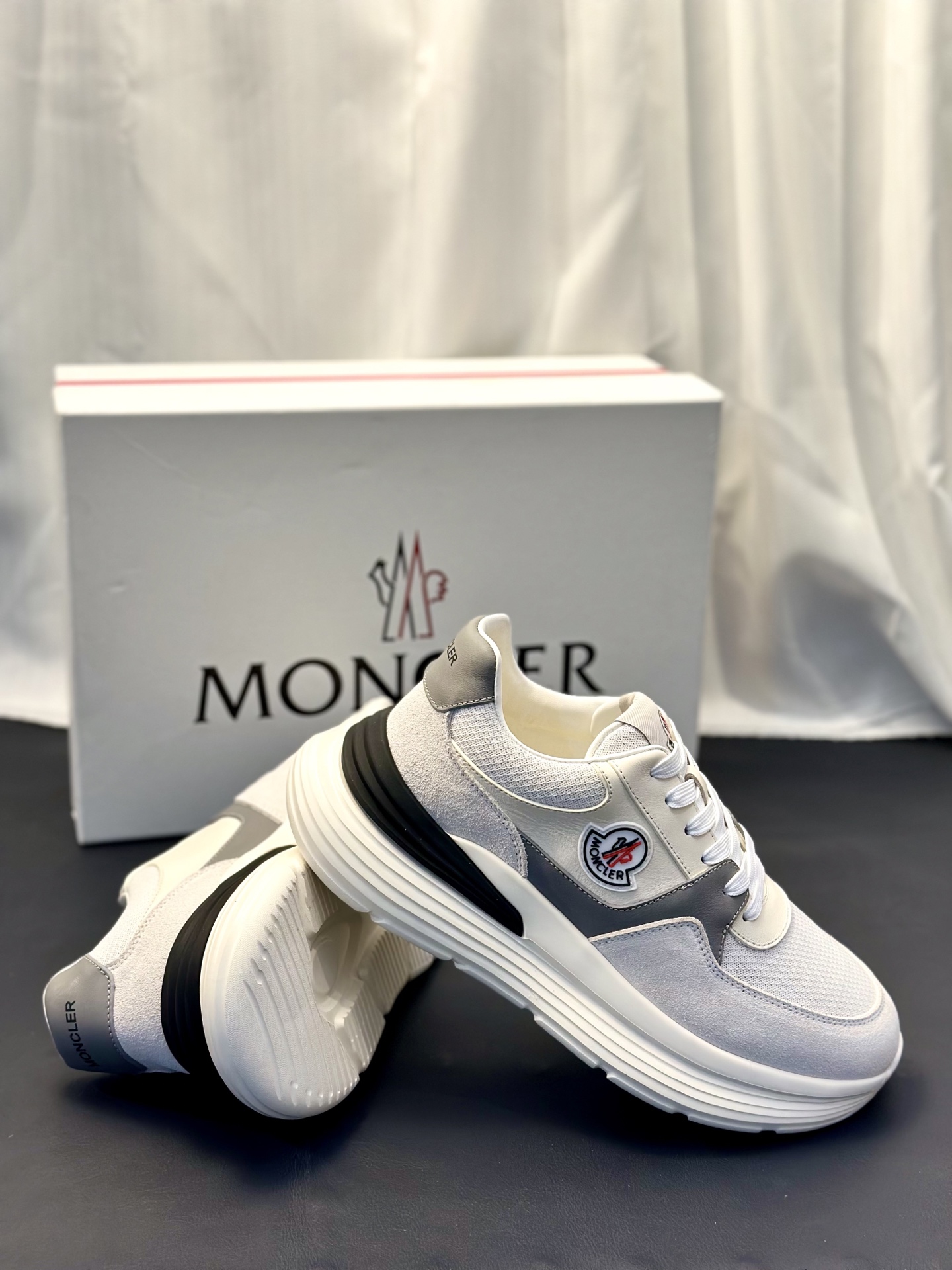 Moncler Style Leather Men's Shoes Men's Shoes Men's Shoes detail image 9 from source 783201
