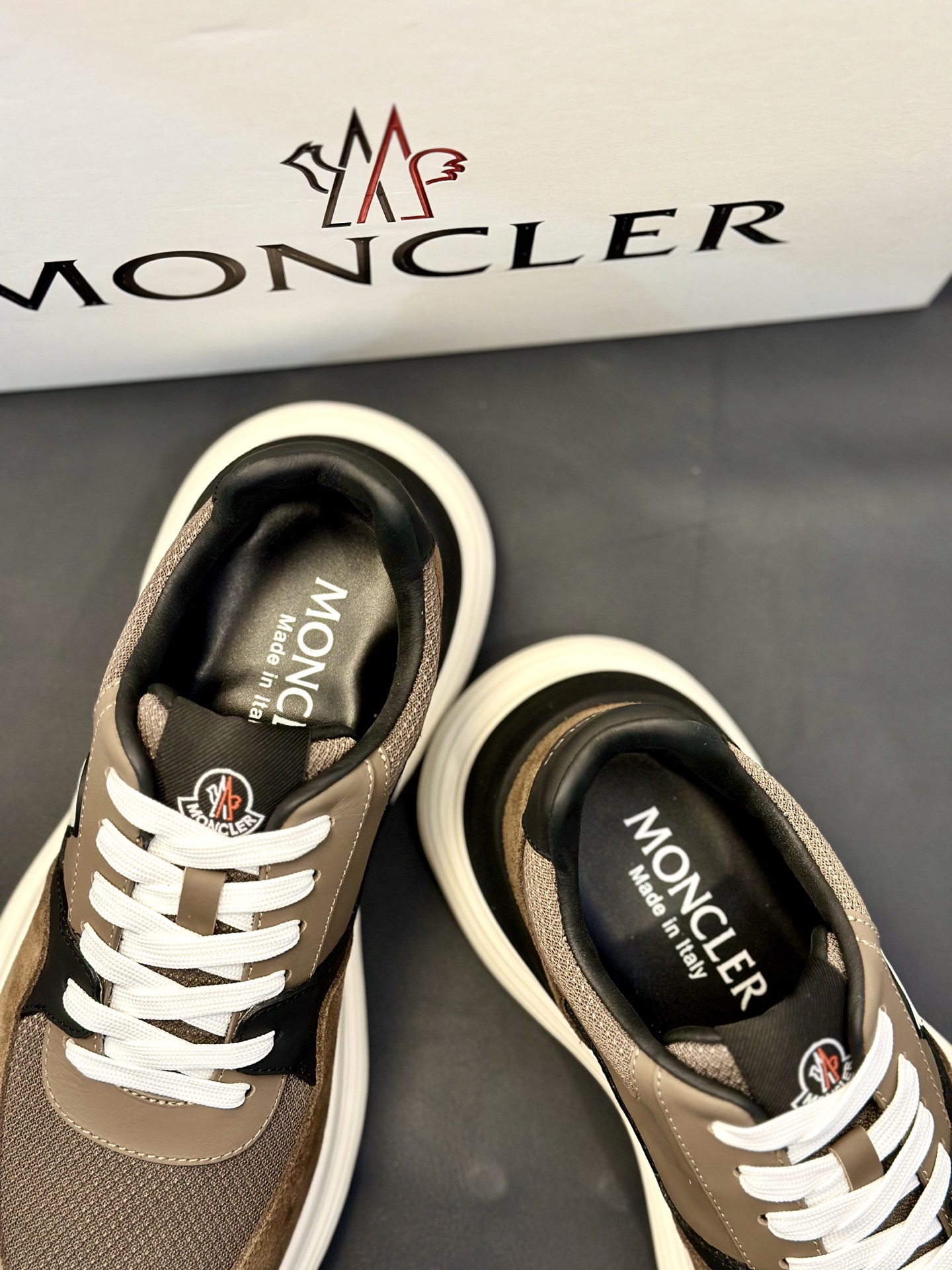 Moncler Style Leather Men's Shoes Men's Shoes Men's Shoes detail image 3 from source 783200