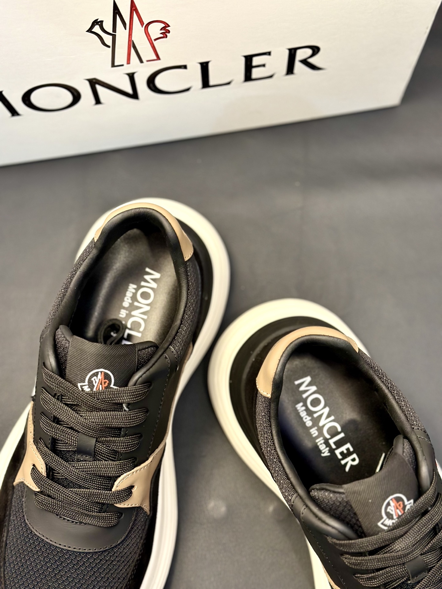 Moncler Style Leather Men's Shoes Men's Shoes Men's Shoes detail image 7 from source 783203