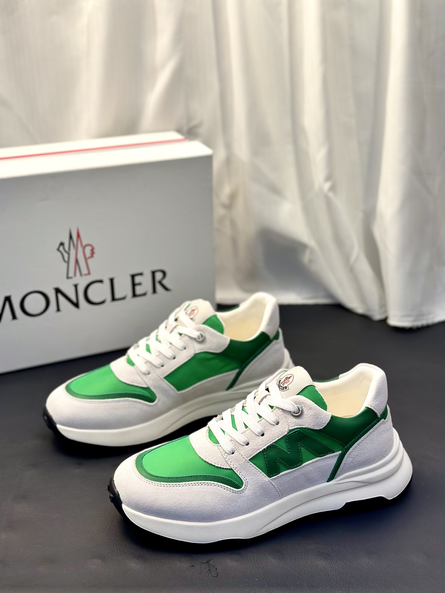 Moncler Style Leather Men's Shoes Men's Shoes Men's Shoes detail image 3 from source 783202