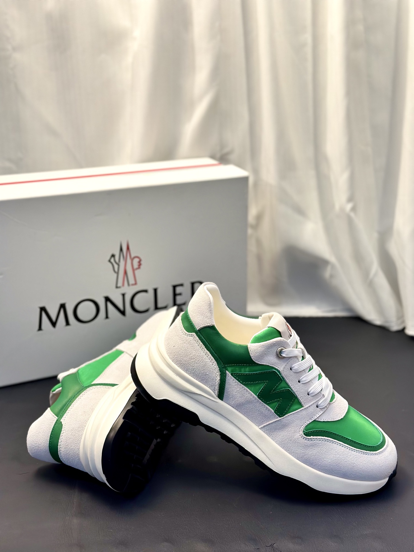 Moncler Style Leather Men's Shoes Men's Shoes Men's Shoes detail image 8 from source 783202