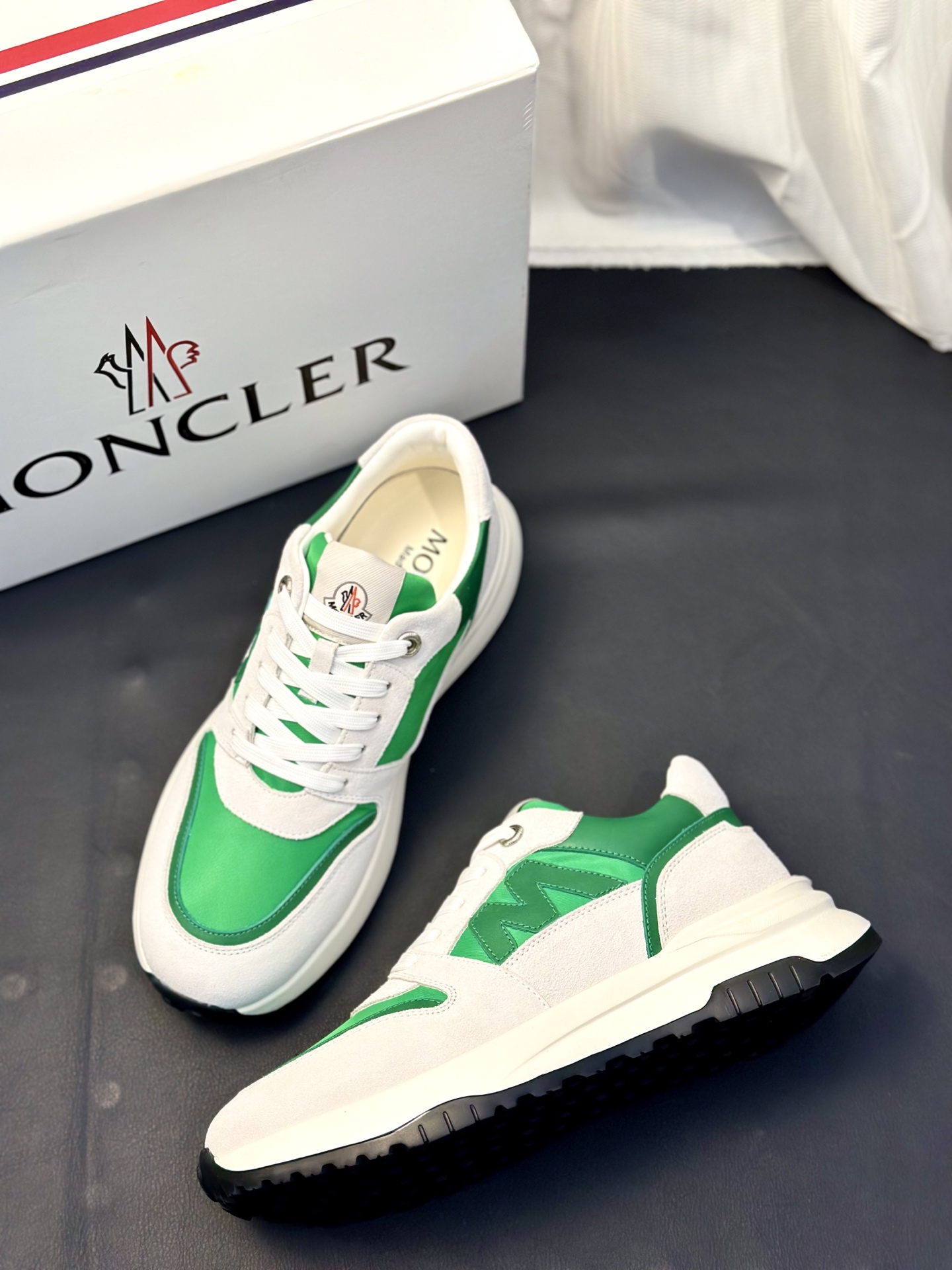 Moncler Style Leather Men's Shoes Men's Shoes Men's Shoes detail image 4 from source 783202