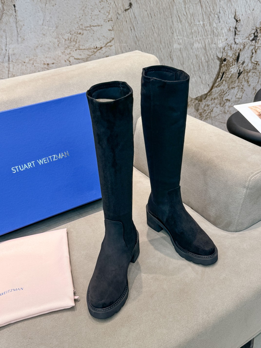 “Top American Brand: Cashmere and Cow Skin Boots with Bullet Cloth and Velvet” - 图片 4