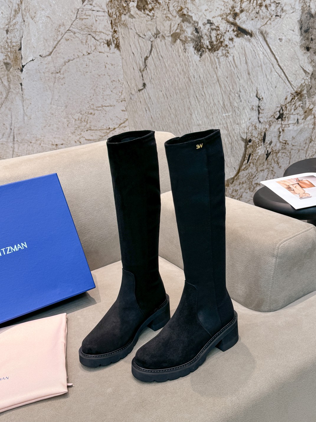 “Top American Brand: Cashmere and Cow Skin Boots with Bullet Cloth and Velvet” - 图片 2