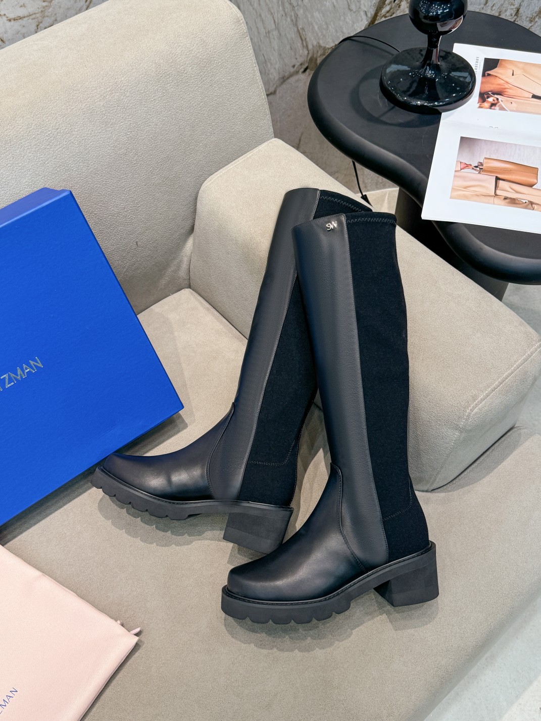 New American Top Brand Boots: P750 Wool Paste, P800 Cow, 4.5cm Beauty - 图片 3