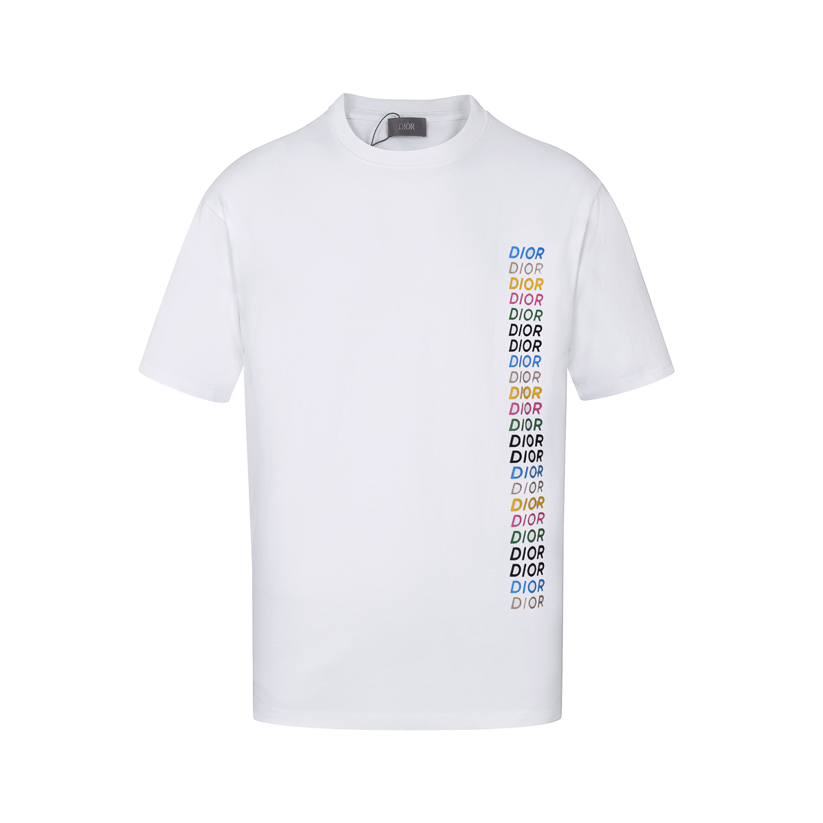 Dior Clothing T-Shirt Black White Unisex Spring Collection Short Sleeve
