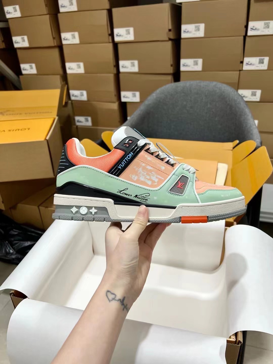 trainer serie reconocer nuestra familia! ¡Guangzhou boutique! ¡Precio de fábrica! ¡Top versión de co