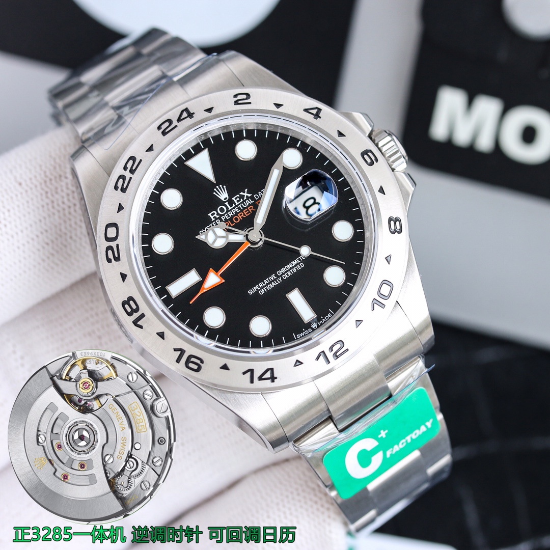 Rolex Watch Black Blue White Summer Collection Milgauss M226570