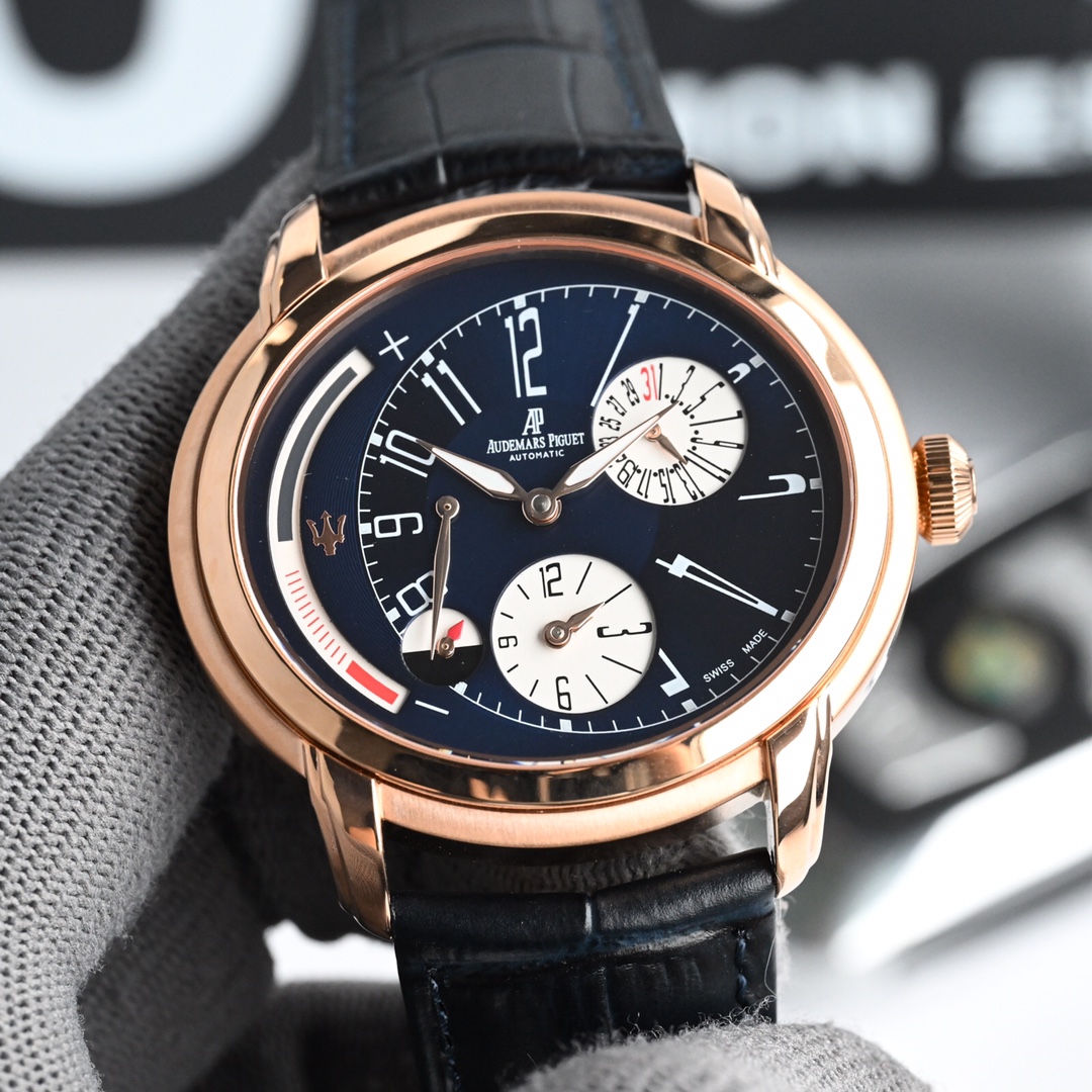 NO:394114,TW's new product launch is the first Audemars Piguet AP Millennium Series 26150OR Men's Boutique Watch!  TW first launched to create the strongest 1:1 top replica, the parameters are synchronized with the authentic product. The watch is 43mm×12mm, and is matched with imported movement to original mechanical movement. It uses a 316L stainless steel case, imported cowhide strap, original butterfly buckle, oval case, super wear-resistant coating glass, dual time zone GMT display function. The sincere work of TW factory is worthy of your own who likes your personality!  ,audemars,cowhide19860909TW新品首发 爱彼AP千禧系列26150OR男士精品腕表！ TW首发打造最强1:1顶级复刻, 参数与正品同步 表经43mm×12mm,搭配进口机芯改原装机械机芯,采用316L精钢表壳,进口牛皮表带,原装蝴蝶扣,椭圆形表壳,超强耐磨镀膜玻璃,双时区GMT显示功能 TW工厂诚意之作 值得喜欢个性的您拥有！,,audemars,cowhide,Watch