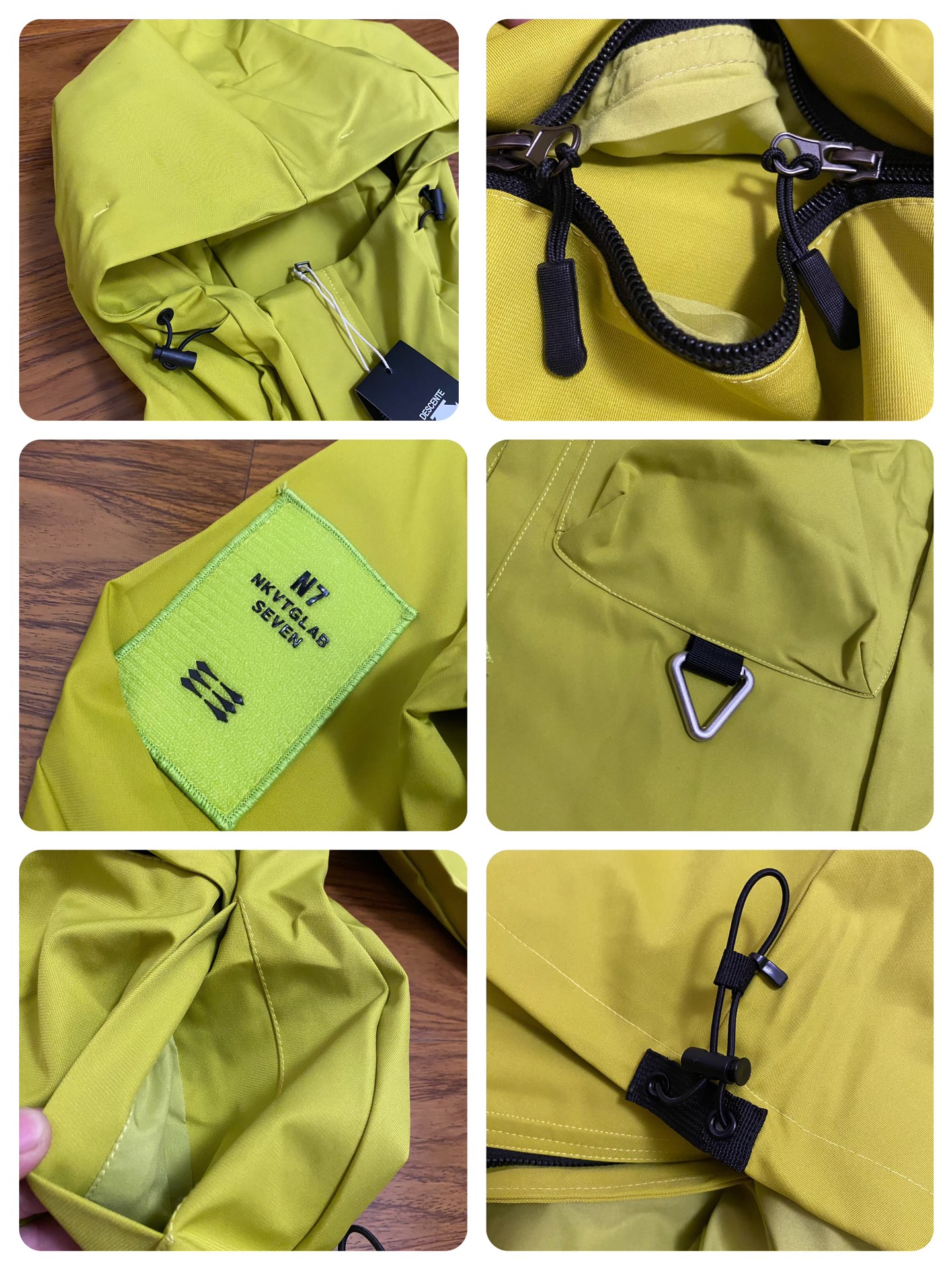 💰209
DESCENTE/迪桑特 户外防风功能性的三防软壳冲锋衣情侣款外套

男女同款 情侣款

 国标三防机能特氟龙面料 功能性软壳外套 秋冬给你带来温暖的一款外套 给你最专业的的户外防护 绝对是今年目前为止最硬气的户外软壳 上身超级帅 满星推荐 

面料表层有DWR防泼水工艺 三防面料 真不愧是户外抗鼎之作的面料 防风 防泼水 防油污 任何恶劣天气 都能无所畏惧 客供面料 轻薄 坚固耐久的强防水透气薄膜 还具有出色的防风性 摆脱了传统防水面料不透气的弊病 可为穿着者提供周全防护和舒适性 

整件衣服采用迪家专属拉链 辅料很高级 另外此款采用ZIP IN自由裁剪版型 版型偏宽松 穿搭更方便 舒适温度随心掌控 风雨天气为头部提供防风呵护 连帽不可拆 卡扣可随意调节帽围 气场十足 满满的高级感 

内里采用春亚纺面料 里布中的极品 可以用做面布的里布 区别普通里布

后背可打开 增加一层网布设计 户外通勤 更加透气 干爽

全套定制完美出货，所有细节都是开模与原版对应！！每个细节都精益求精！！万星✨好货✔
赶紧冲一波！争做秋冬最靓的仔！ 
颜色：黑色 荧光绿
尺码：M-2XL
M   胸围124   衣长68.5
L    胸围128    衣长70
XL  胸围132    衣长71.5
XXL胸围136   衣长73

