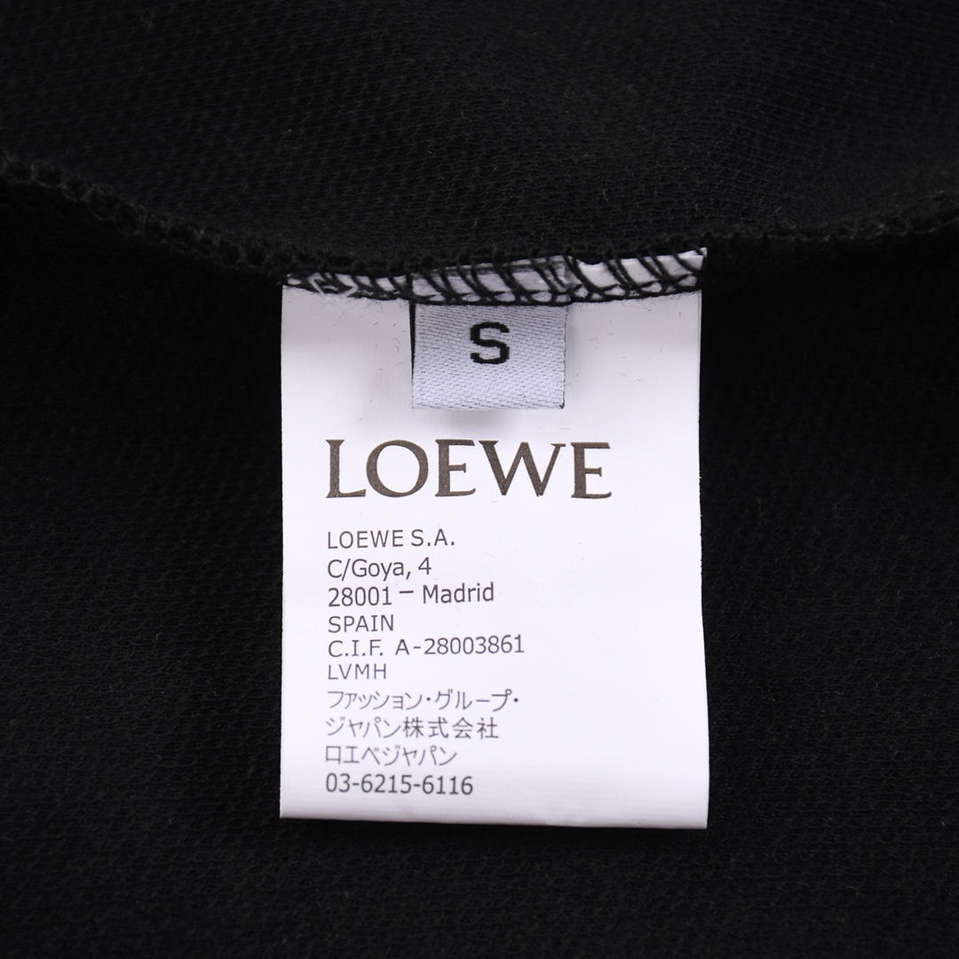 Loewe 罗意威卡通刺绣Polo衫T恤 定制双股丝光珠地棉面料