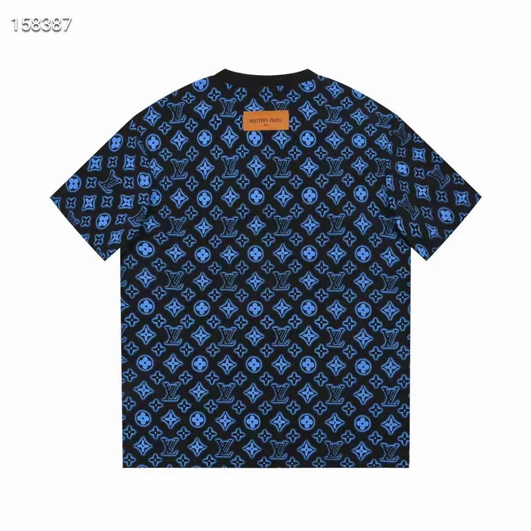 Louis Vuitton/路易威登 23ss 老花满印老花短袖