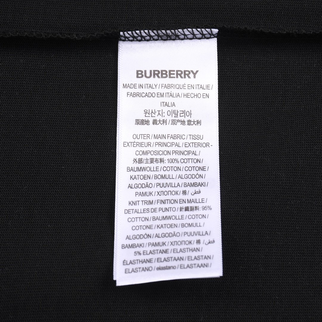 140 BURBERRY 巴宝莉 24ss夏季新款 草莓梨水果徽标字母logo圆领短袖T恤